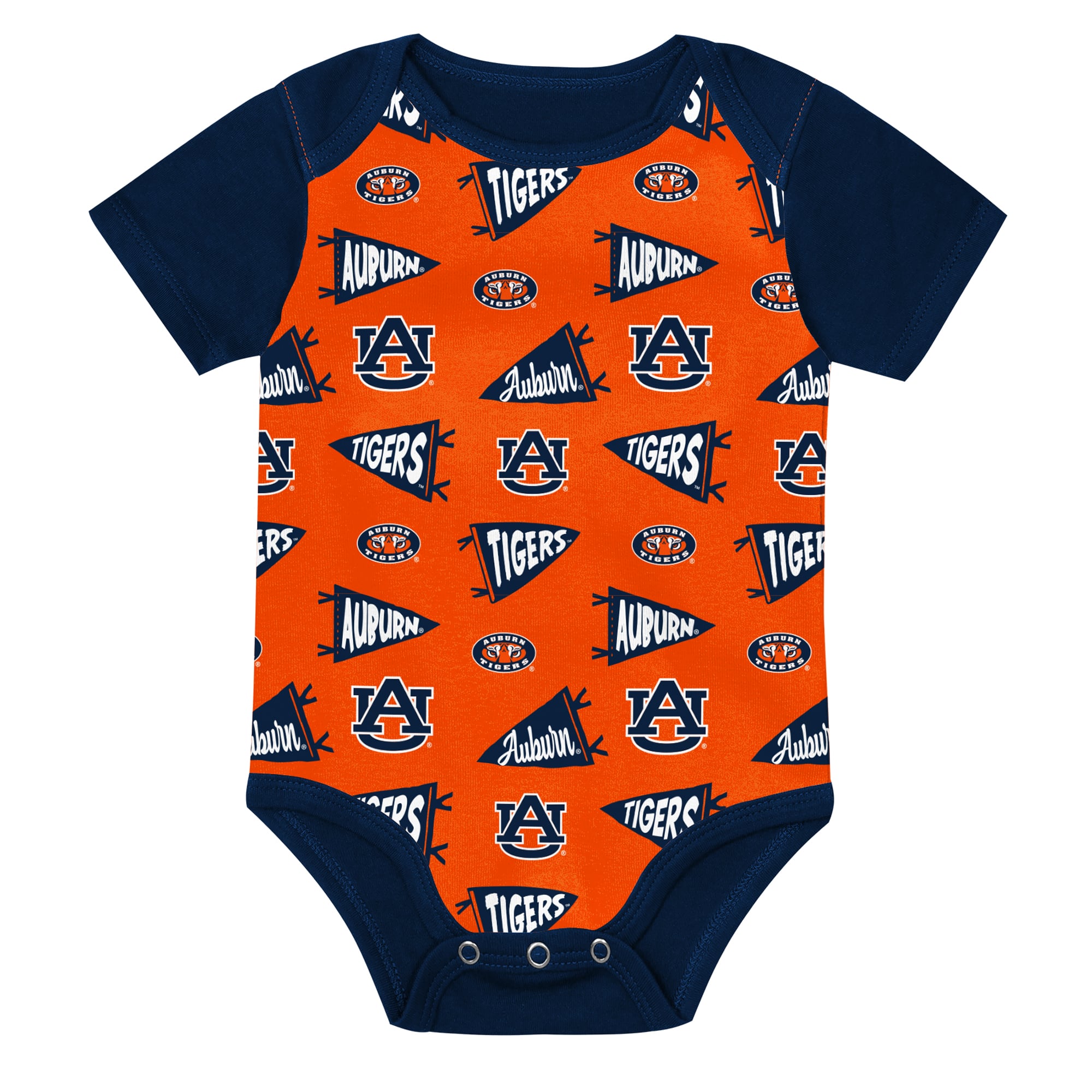 Newborn Outerstuff Navy Auburn Tigers Star Player Three-Piece Bodysuit Set