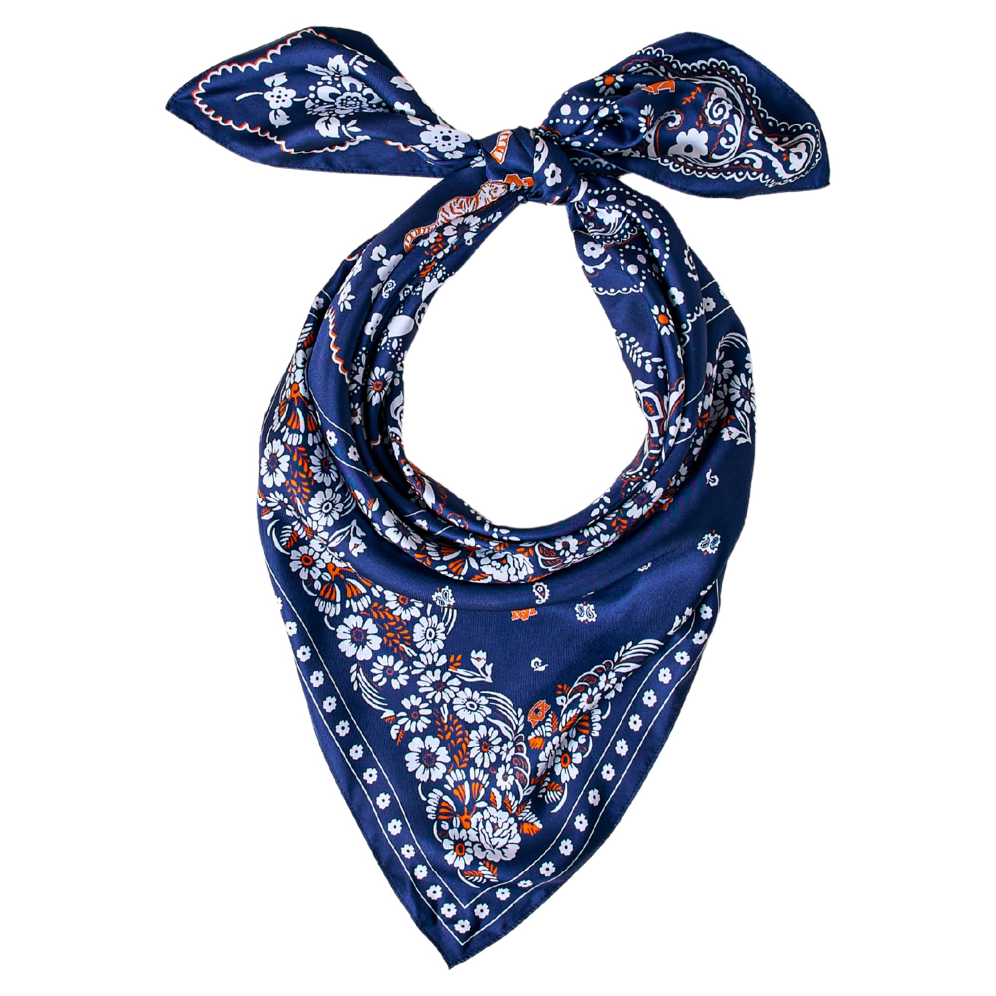 Smith & Quinn Auburn Tigers Square Silk Scarf