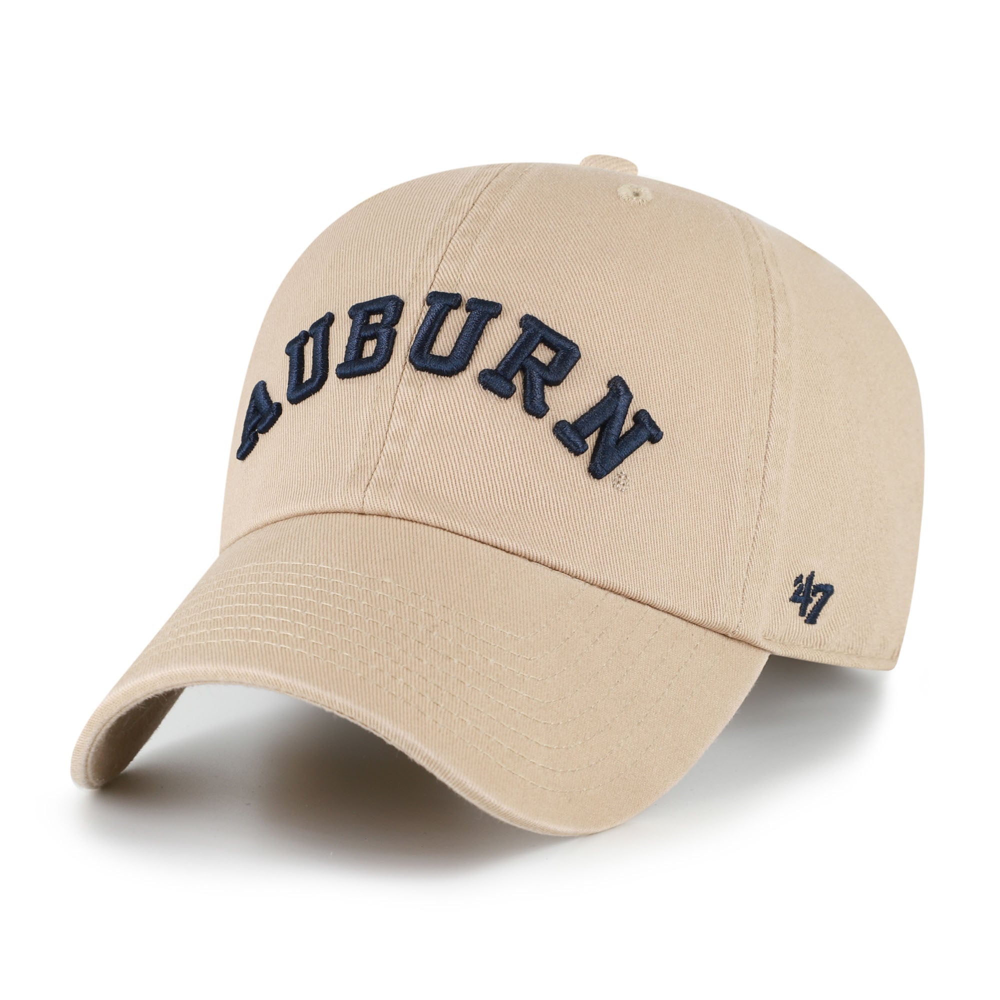 Casquette unisexe ajustable '47 Auburn Tigers Khaki Vault Clean Up