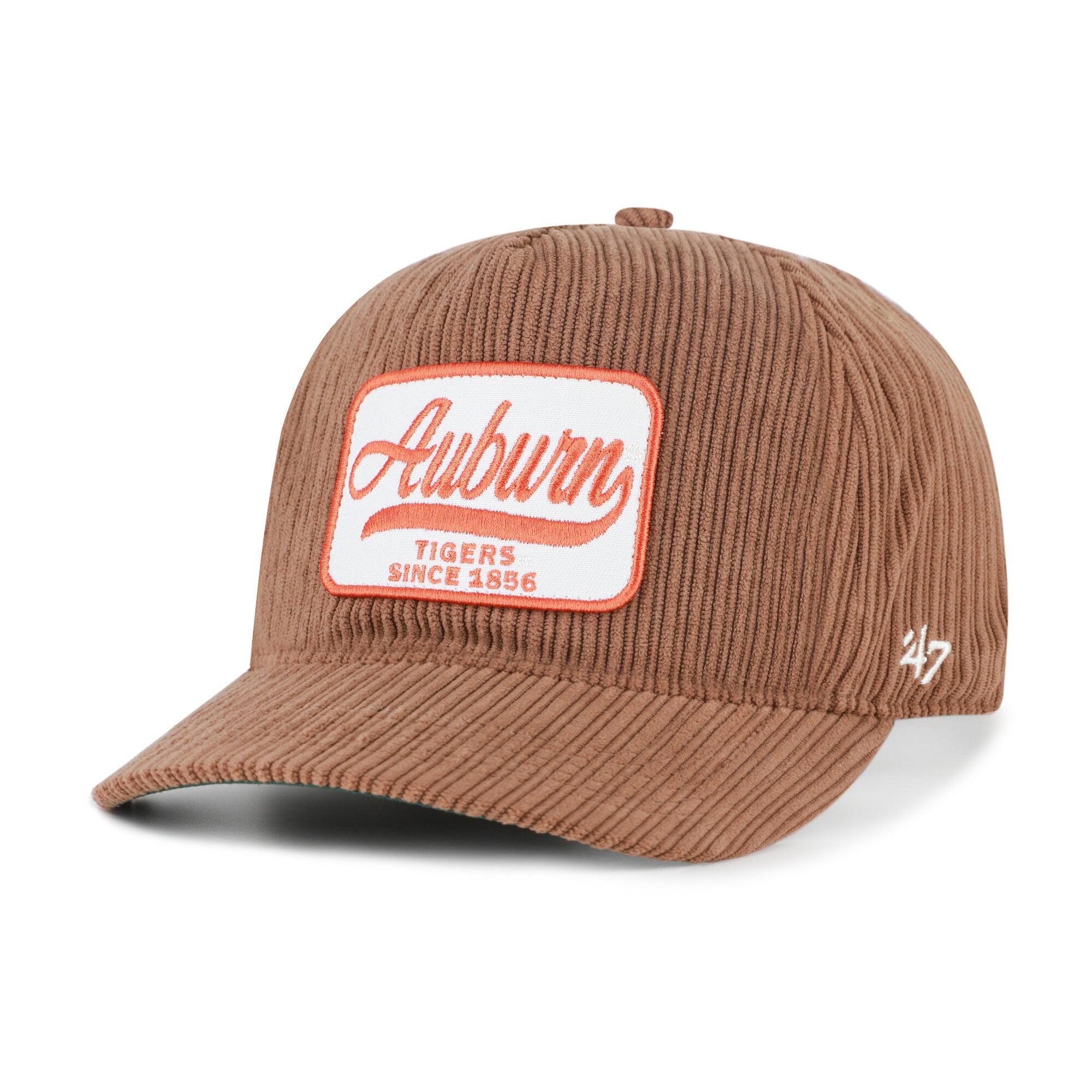 Chapeau unisexe '47 Brown Auburn Tigers en velours côtelé à patchs et à fixation réglable