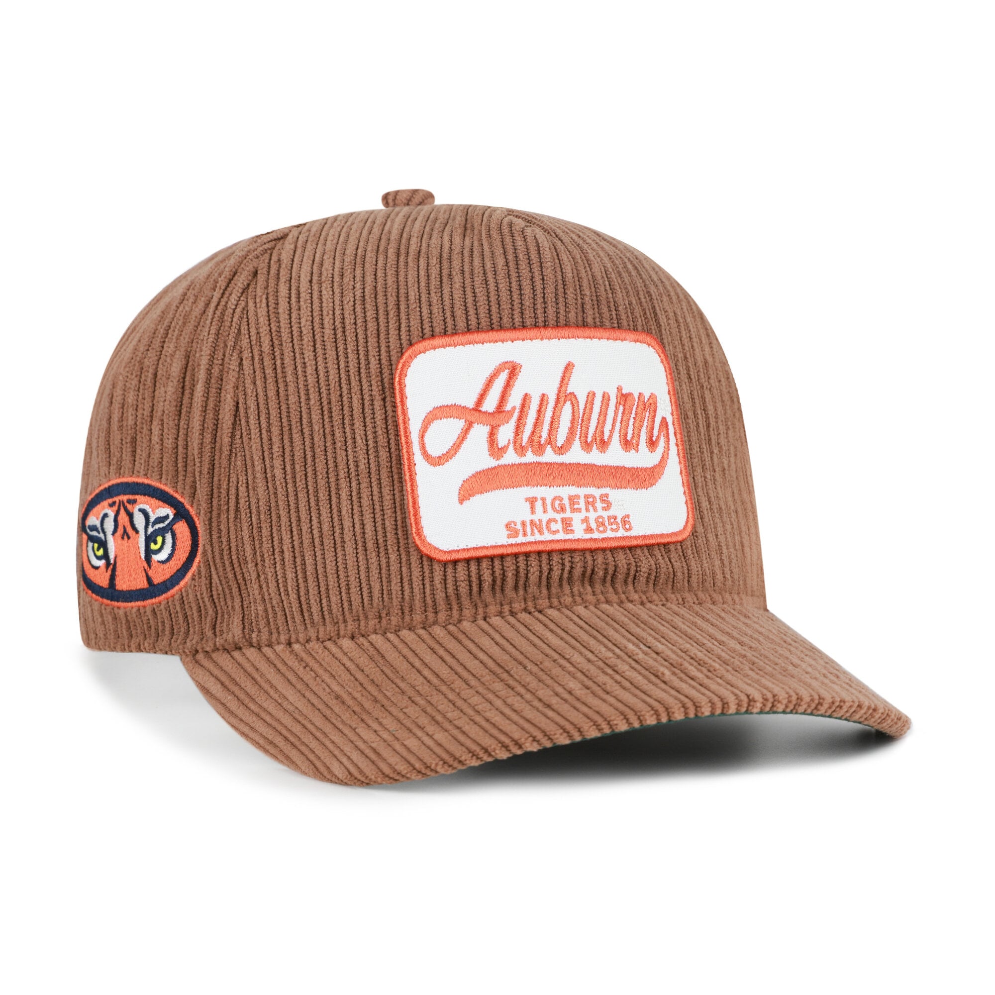 Chapeau unisexe '47 Brown Auburn Tigers en velours côtelé à patchs et à fixation réglable