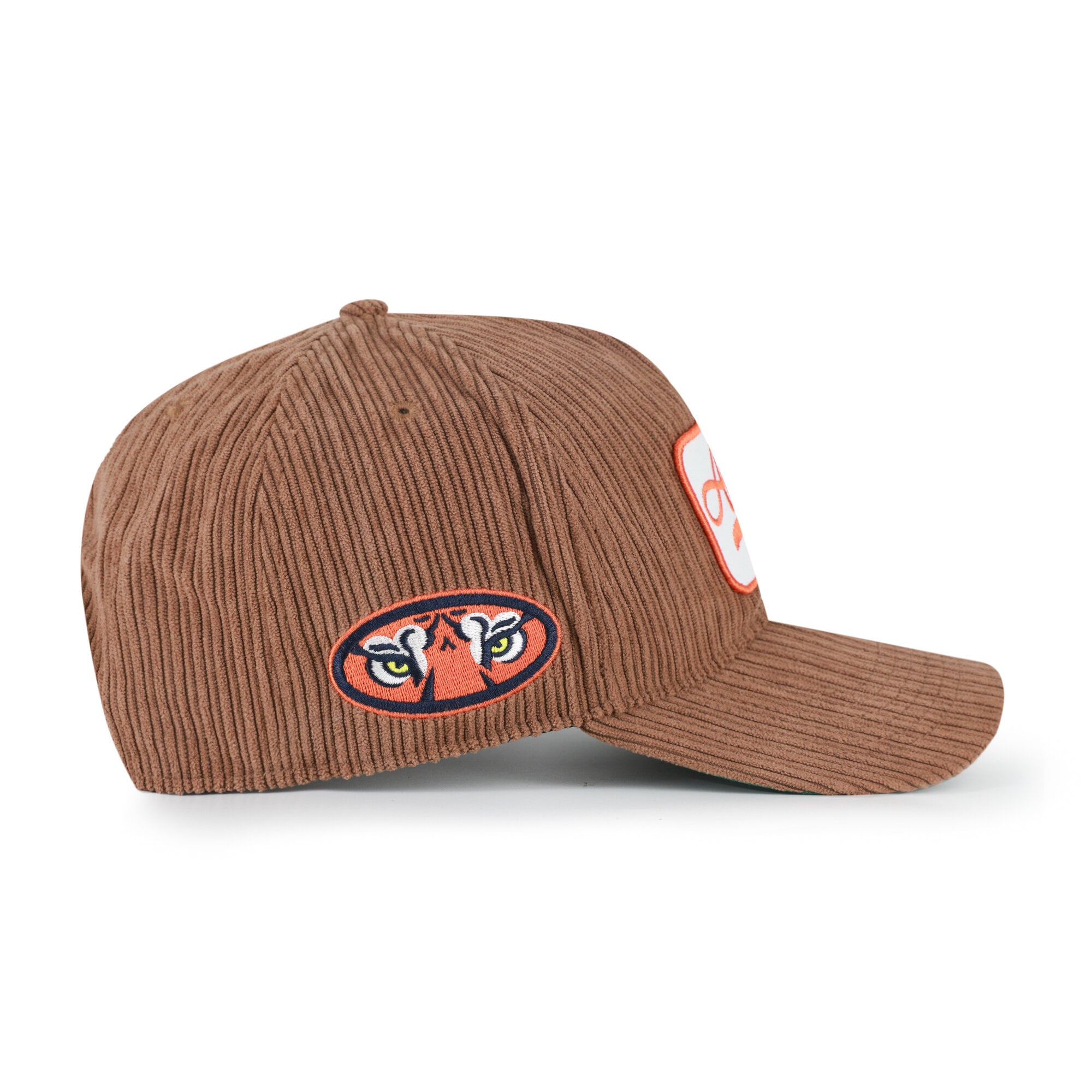 Chapeau unisexe '47 Brown Auburn Tigers en velours côtelé à patchs et à fixation réglable