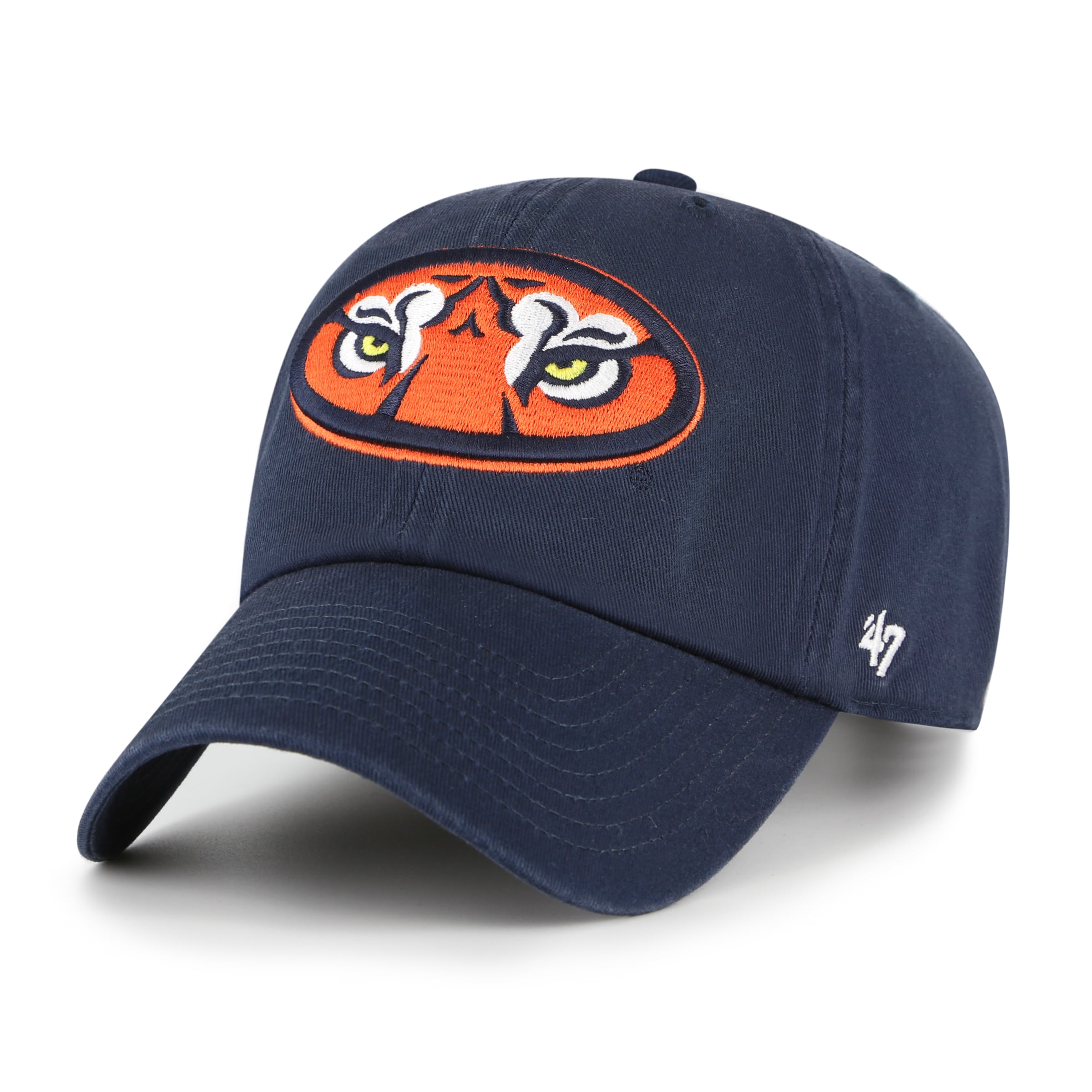 Unisex '47 Navy Auburn Tigers Mascot Clean Up Adjustable Hat