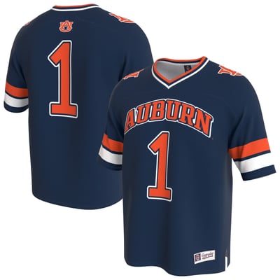 Auburn Tigers GameDay Greats Unisex Lightweight Collegiate Football Fashion Jersey - Navy