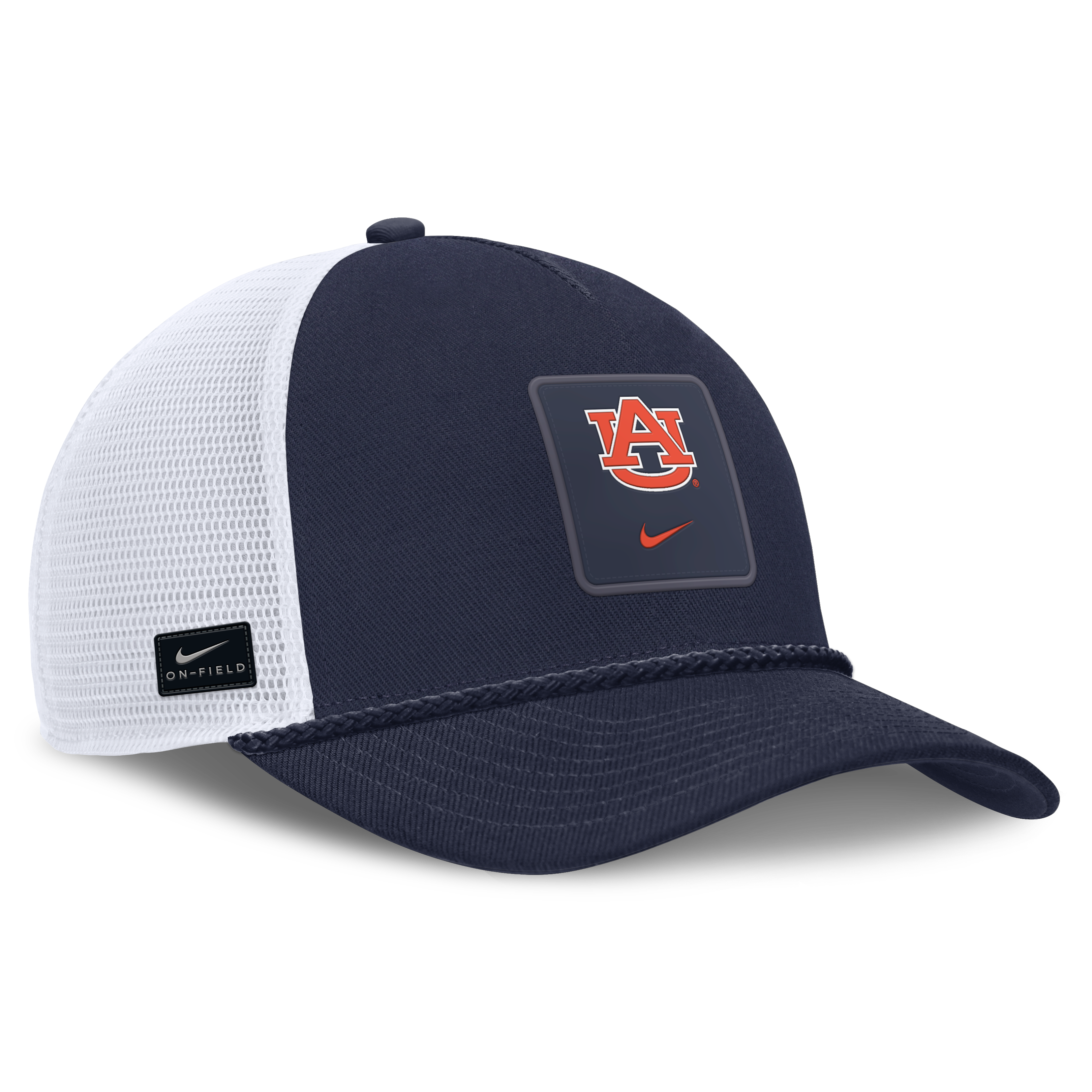 Unisex Nike Navy Auburn Tigers 2026 On-Field Gameday Rope Trucker Adjustable Hat