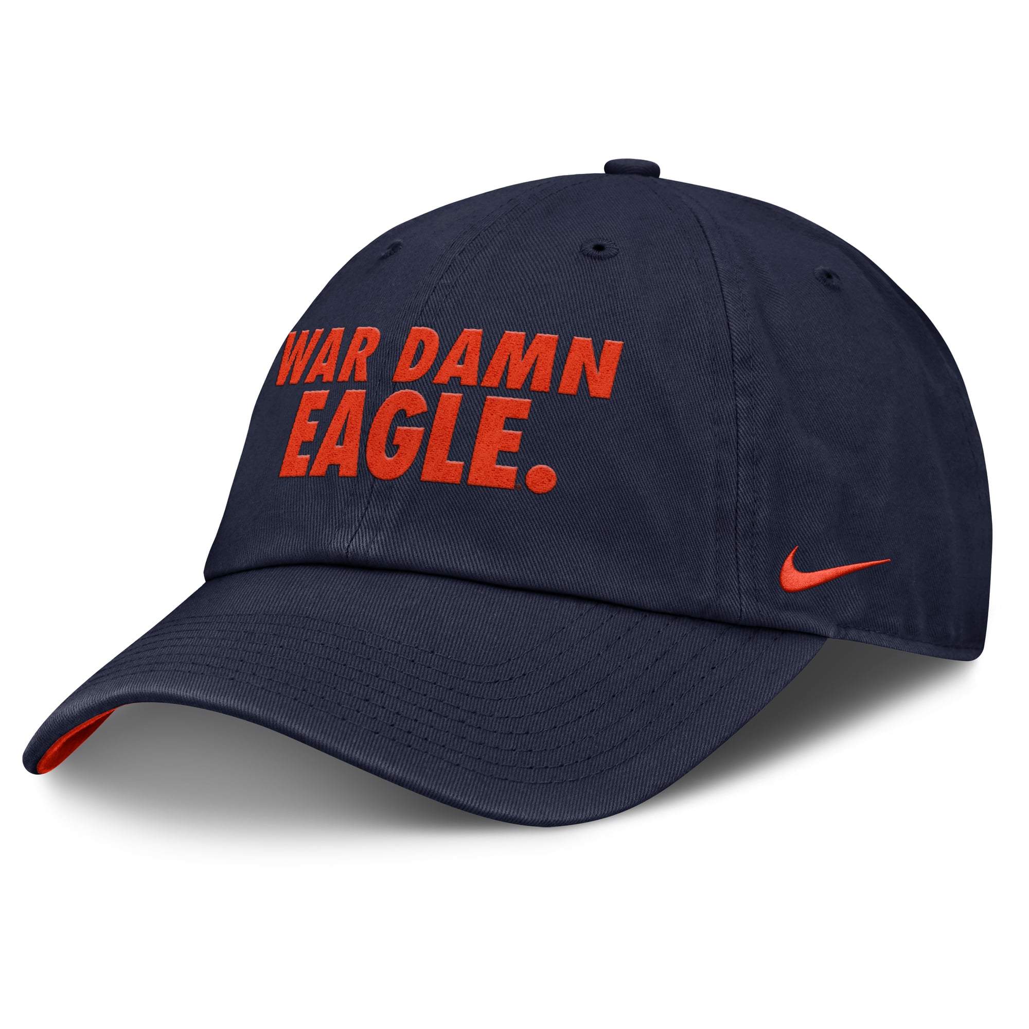 Casquette unisexe Nike bleu marine Auburn Tigers Primetime Chant Club ajustable
