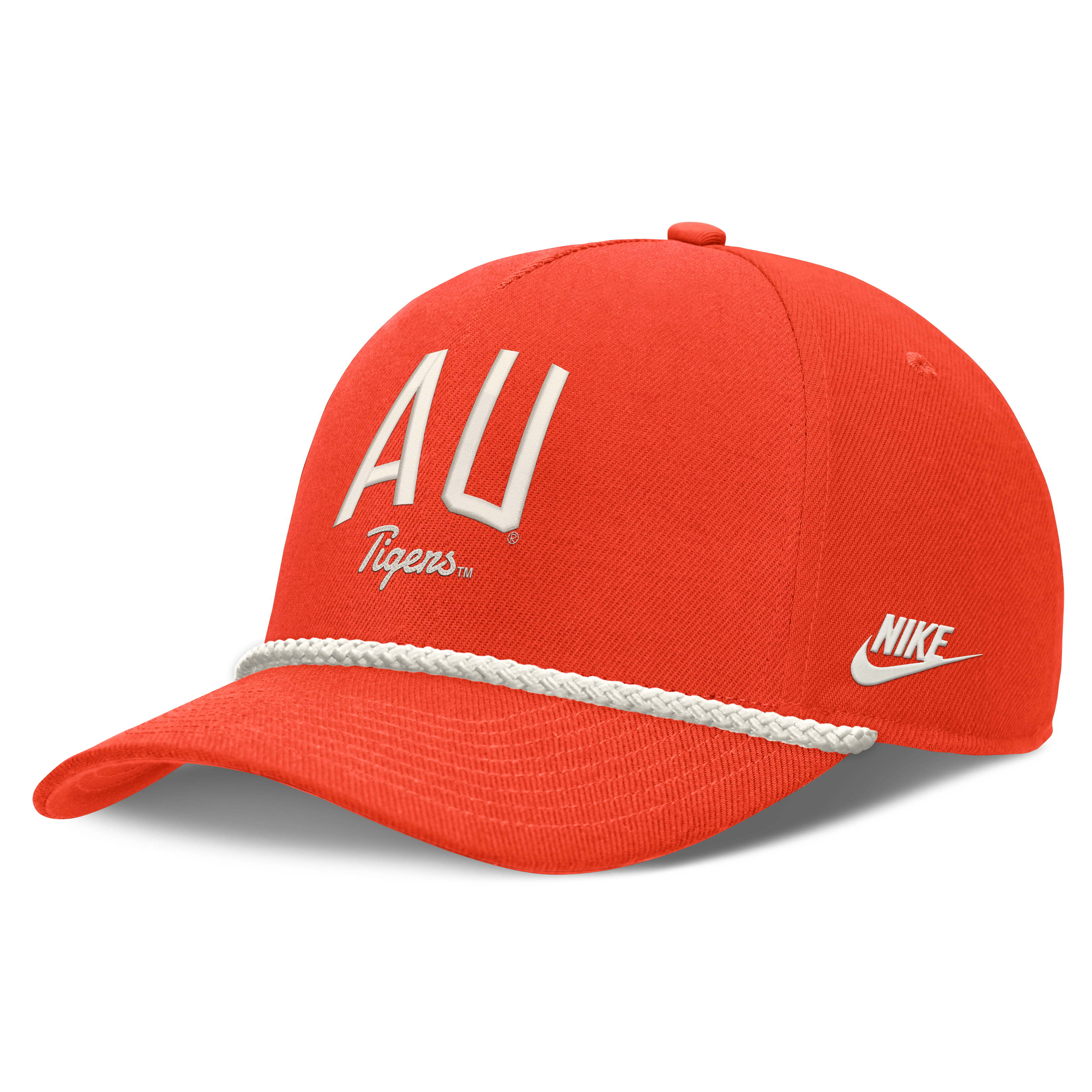 Casquette unisexe Nike orange Auburn Tigers à lettres et taille ajustable