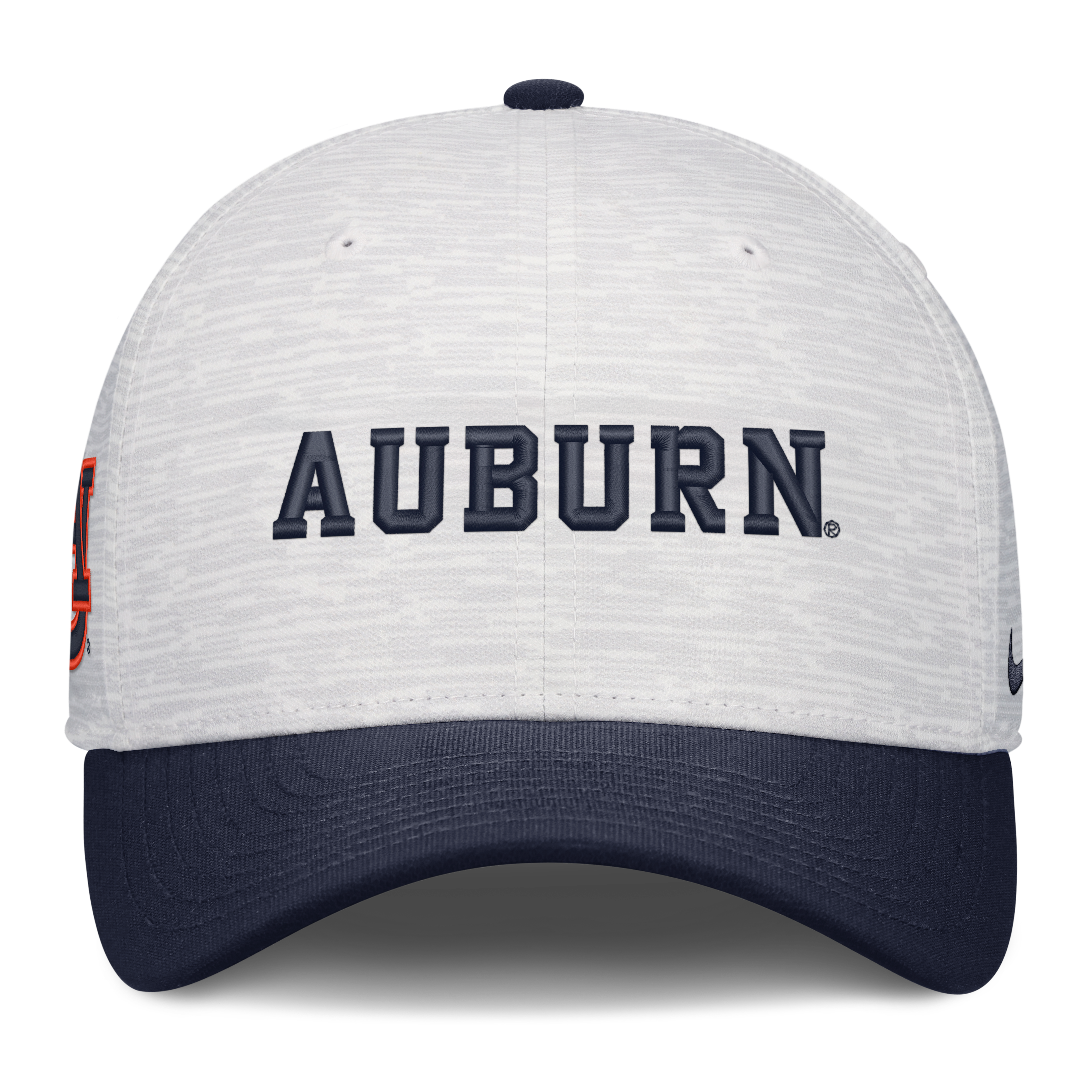 Casquette unisexe Nike blanche/marine Auburn Tigers Primetime Rise ajustable