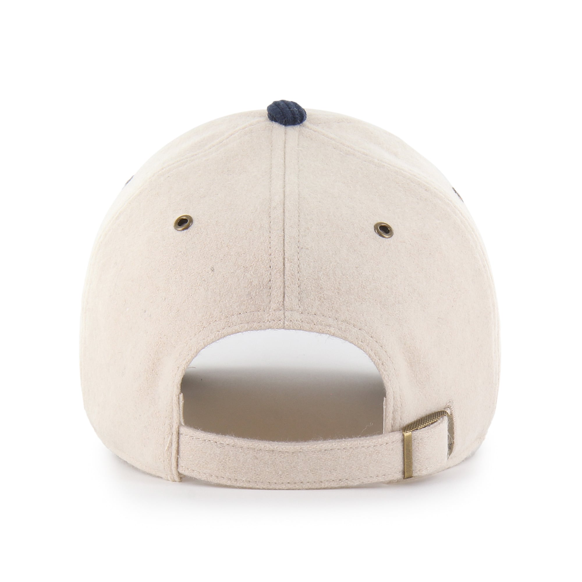 Casquette ajustable '47 crème/marine Auburn Tigers Rope Script Clean Up pour femme