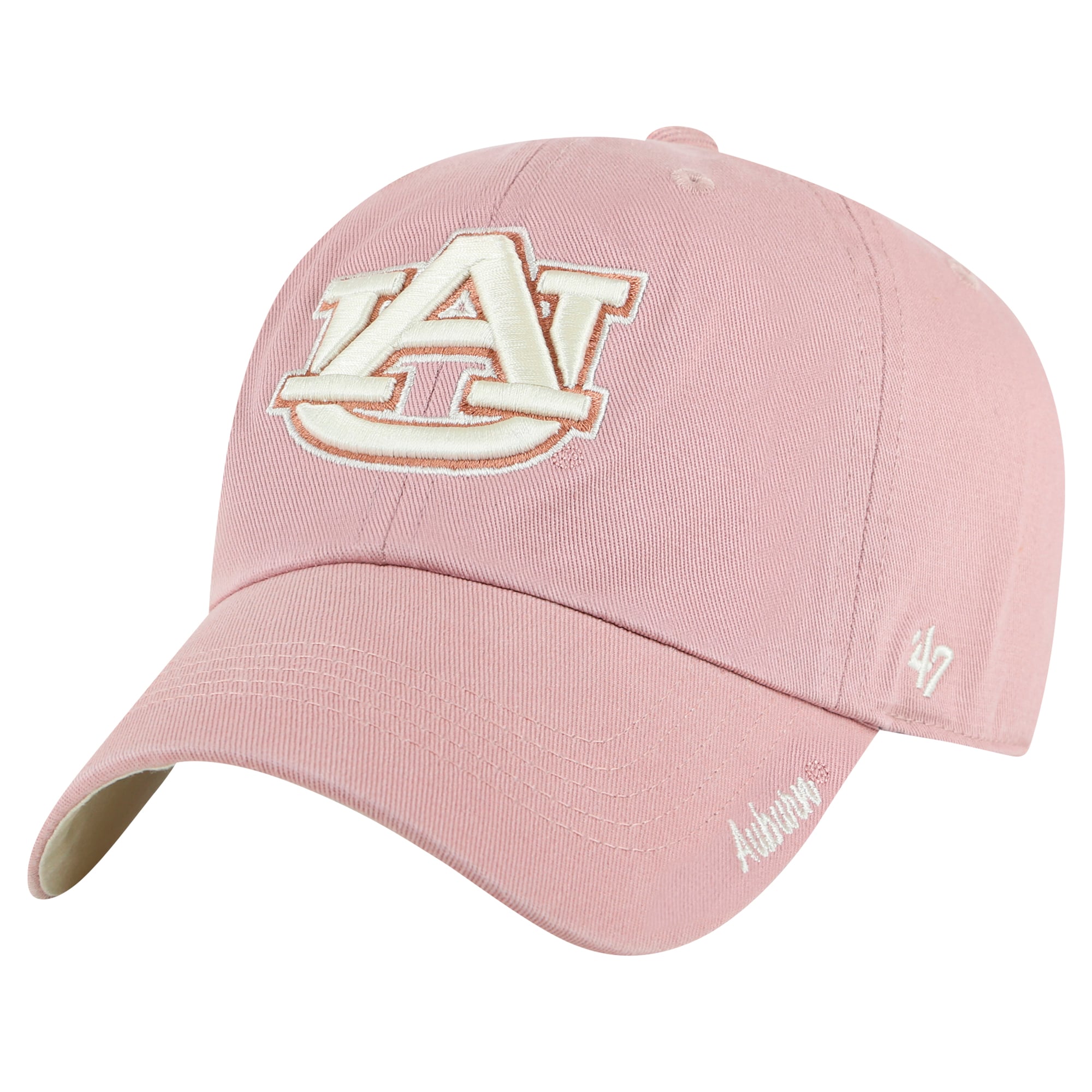 \'47 Hat Womens One Size 47 Clean Up Auburn Tigers Pink Embroidered Cotton Cap Auburn Tigers  main image 4