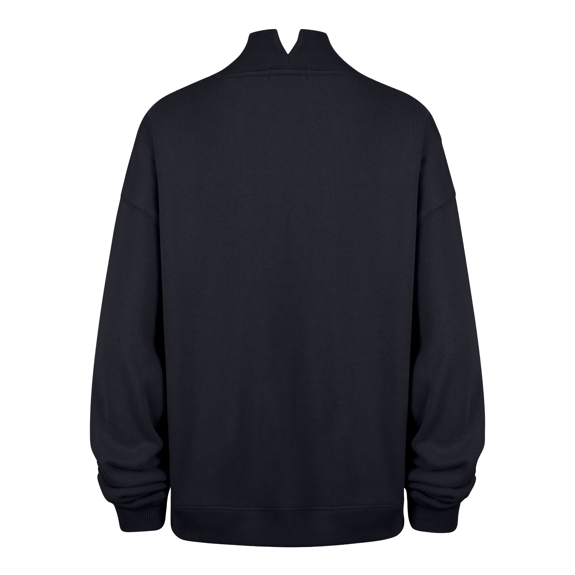 Women's '47 Navy Auburn Tigers Mock Neck Sweatshirt