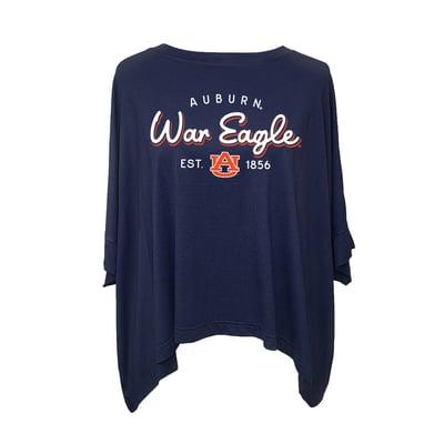 Auburn Tigers Flying Colors Apparel Women's Felicity Flowy T-Shirt - Navy
