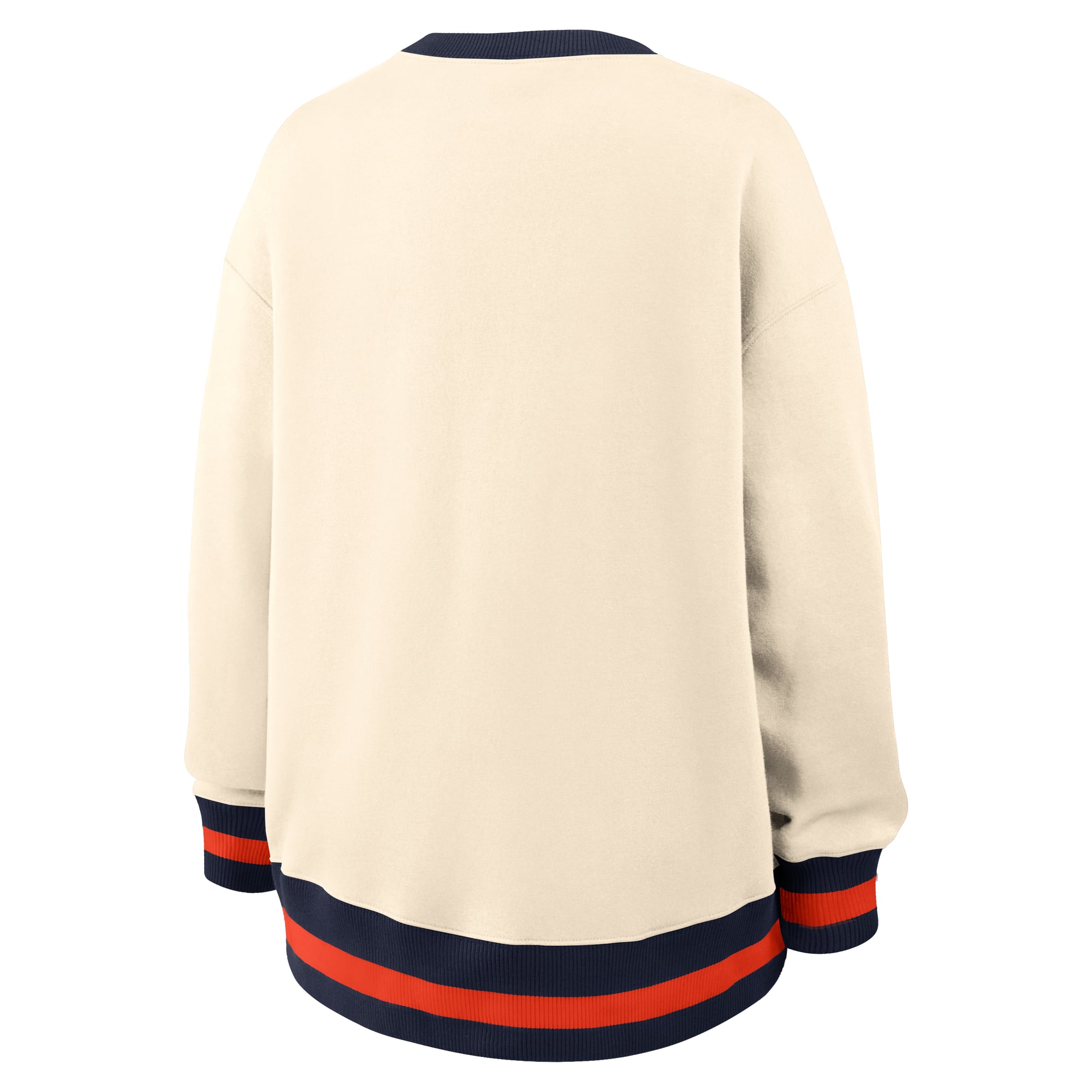 Women's Nike  Natural Auburn Tigers Oversized Legacy Arch Phoenix Sweatshirt