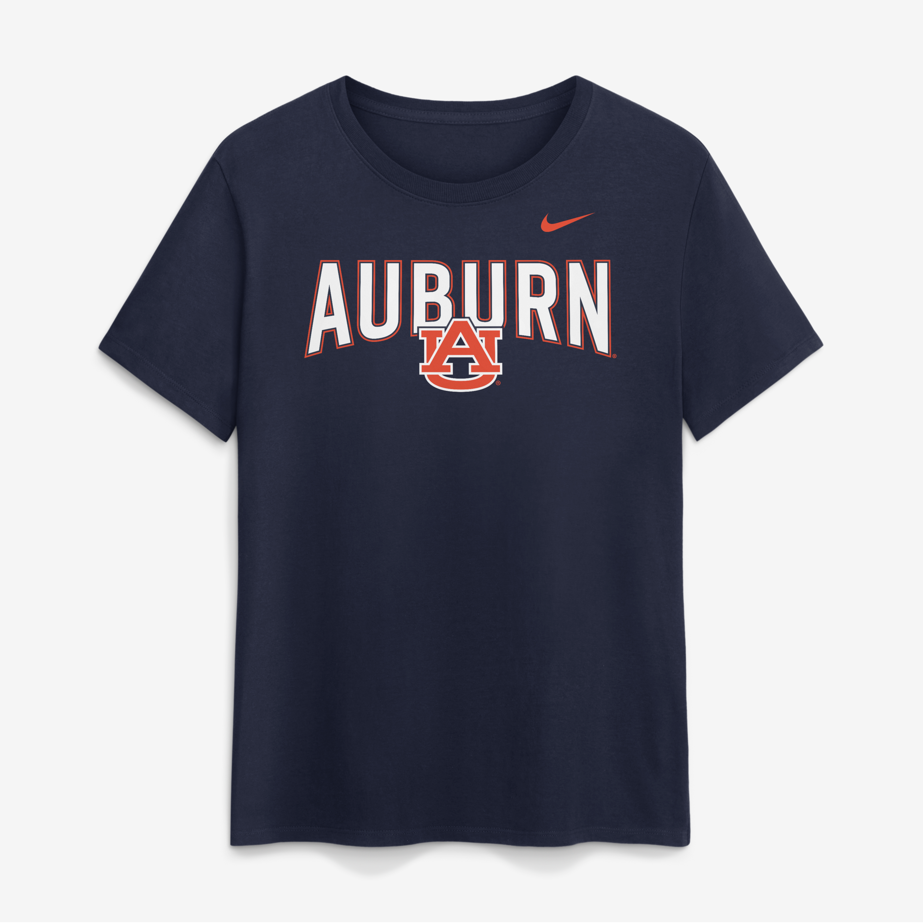 Women's Nike Navy Auburn Tigers Arch Logo T-Shirt