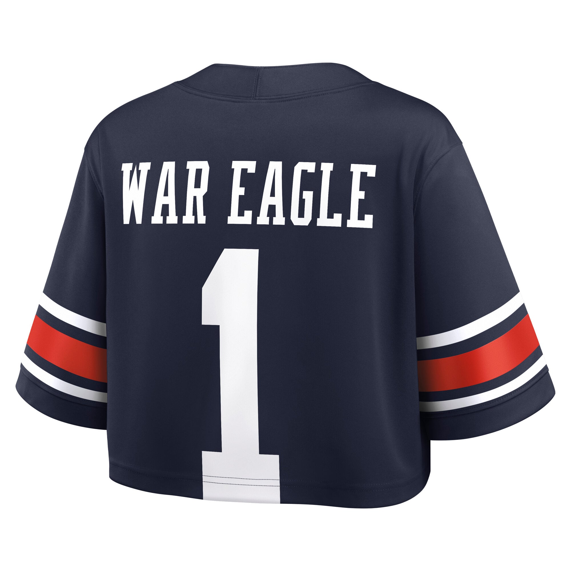 Maillot court de match Nike Auburn Tigers bleu marine pour femme