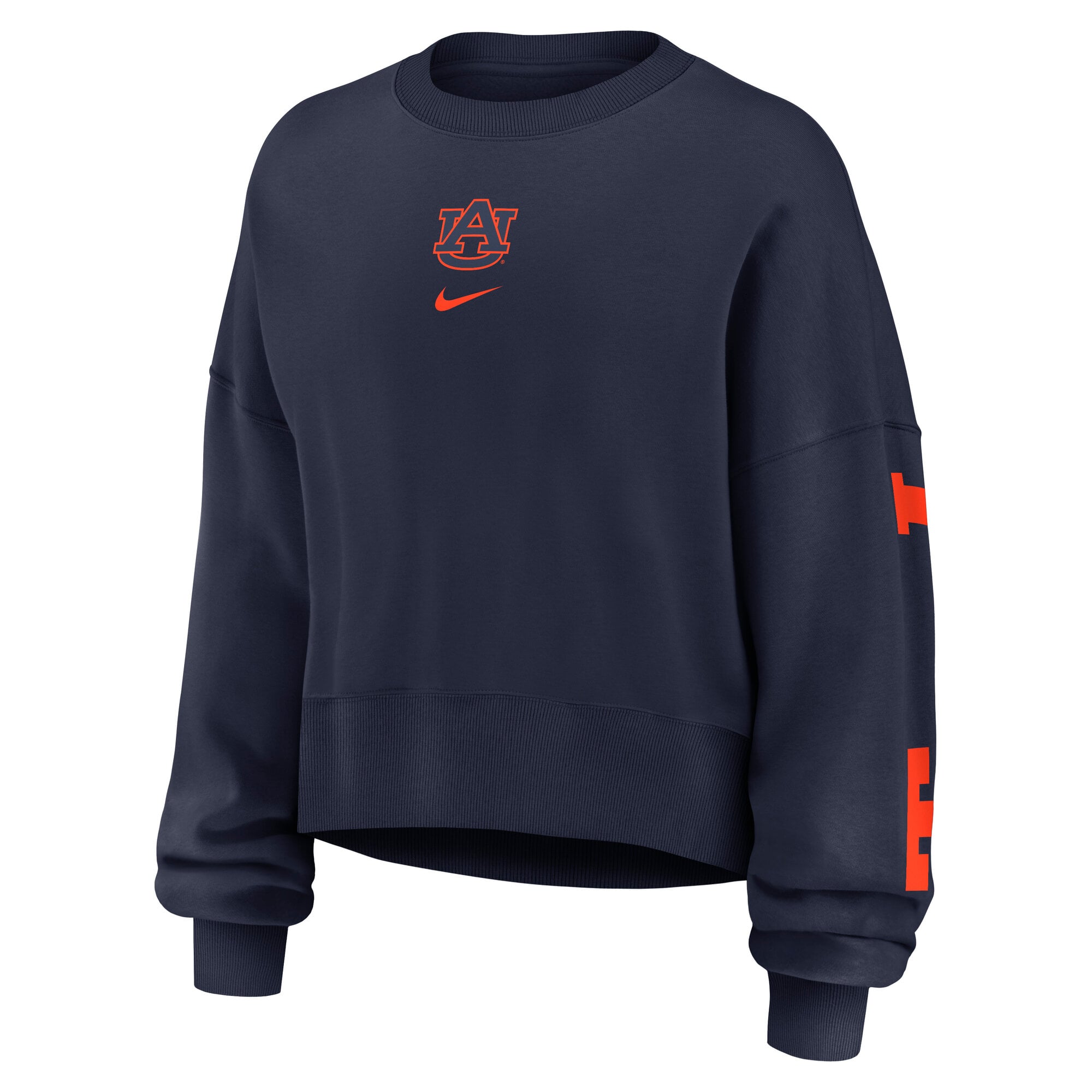 Women's Nike Navy Auburn Tigers Oversized Phoenix Pullover Sweatshirt