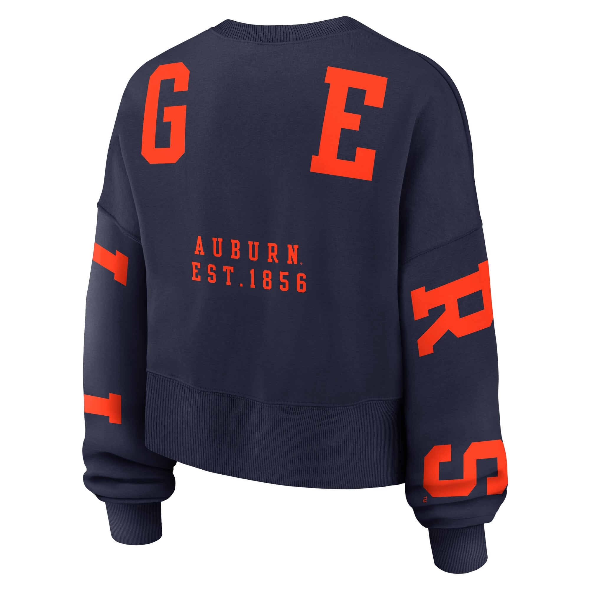 Women's Nike Navy Auburn Tigers Oversized Phoenix Pullover Sweatshirt
