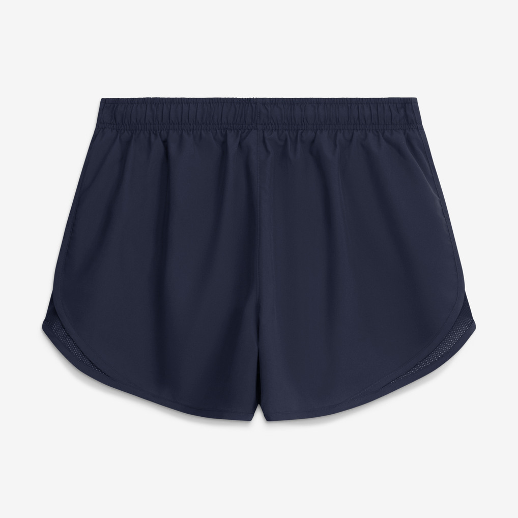 Mid Rise Code Auburn Tigers Nike Women's Tempo Mid-Rise Dri-FIT Shorts - Navy