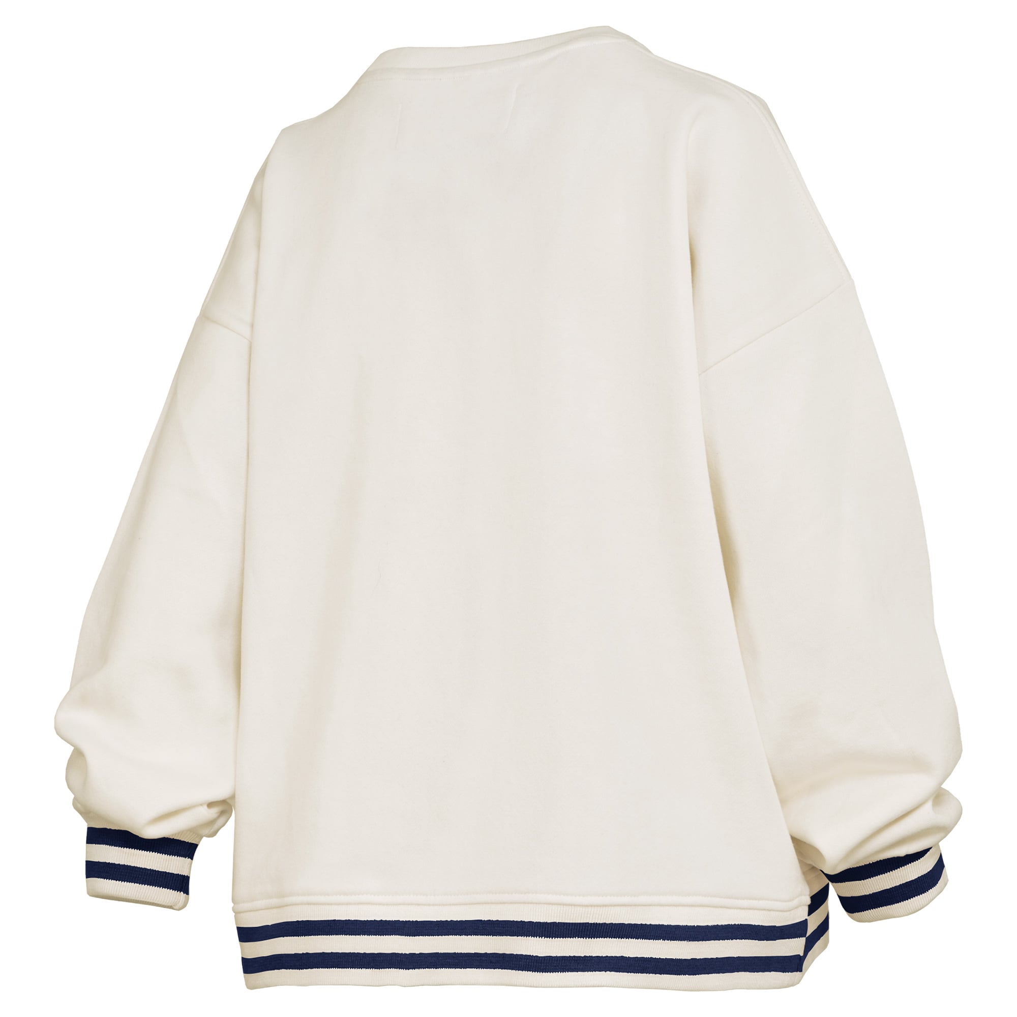 Sweat-shirt côtelé en chenille crème Auburn Tigers Bonanza de Pressbox pour femmes