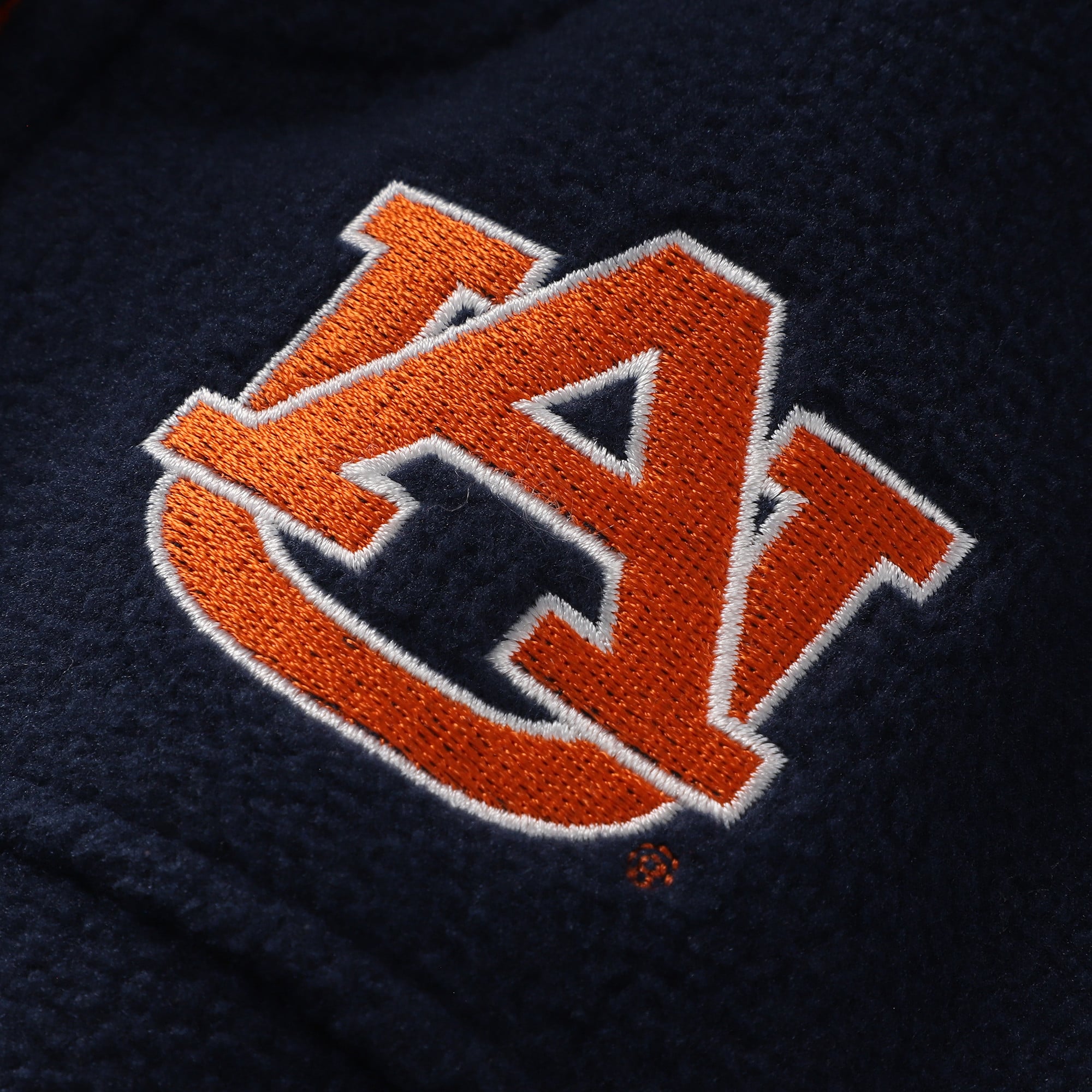 Sweat à capuche zippé en polaire Columbia Blue Auburn Tigers pour jeunes