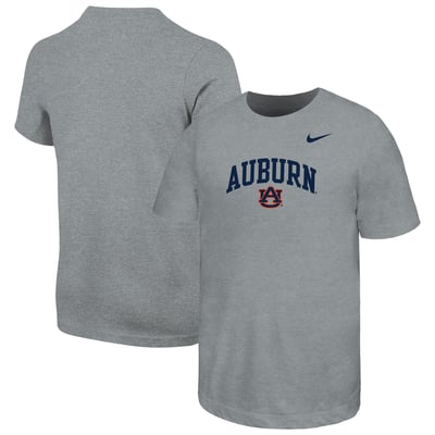  Auburn Tigers Nike Youth Arched Name Drop T-Shirt - Gray