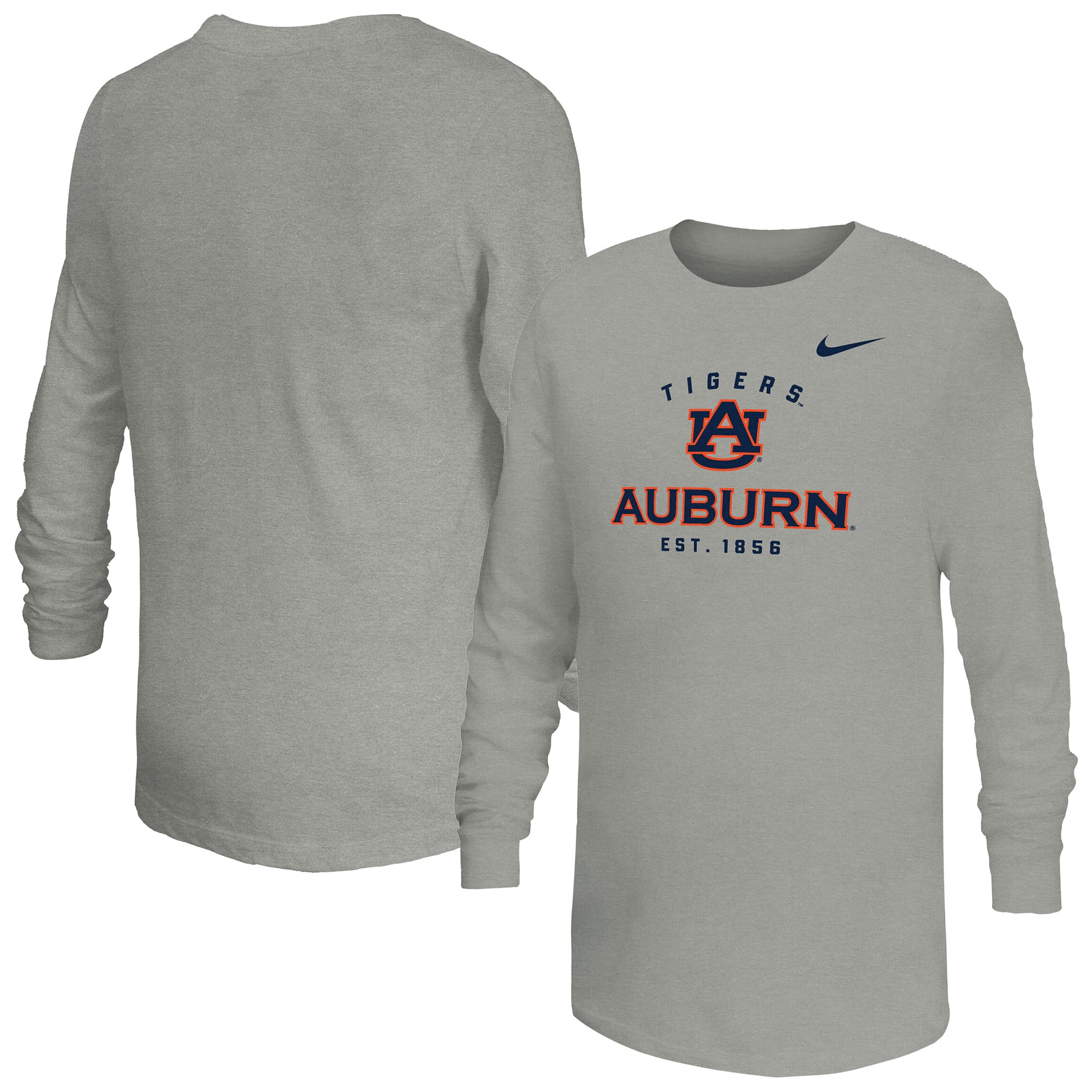 T-shirt à manches longues Nike Legend Dri-FIT gris Auburn Tigers pour jeunes