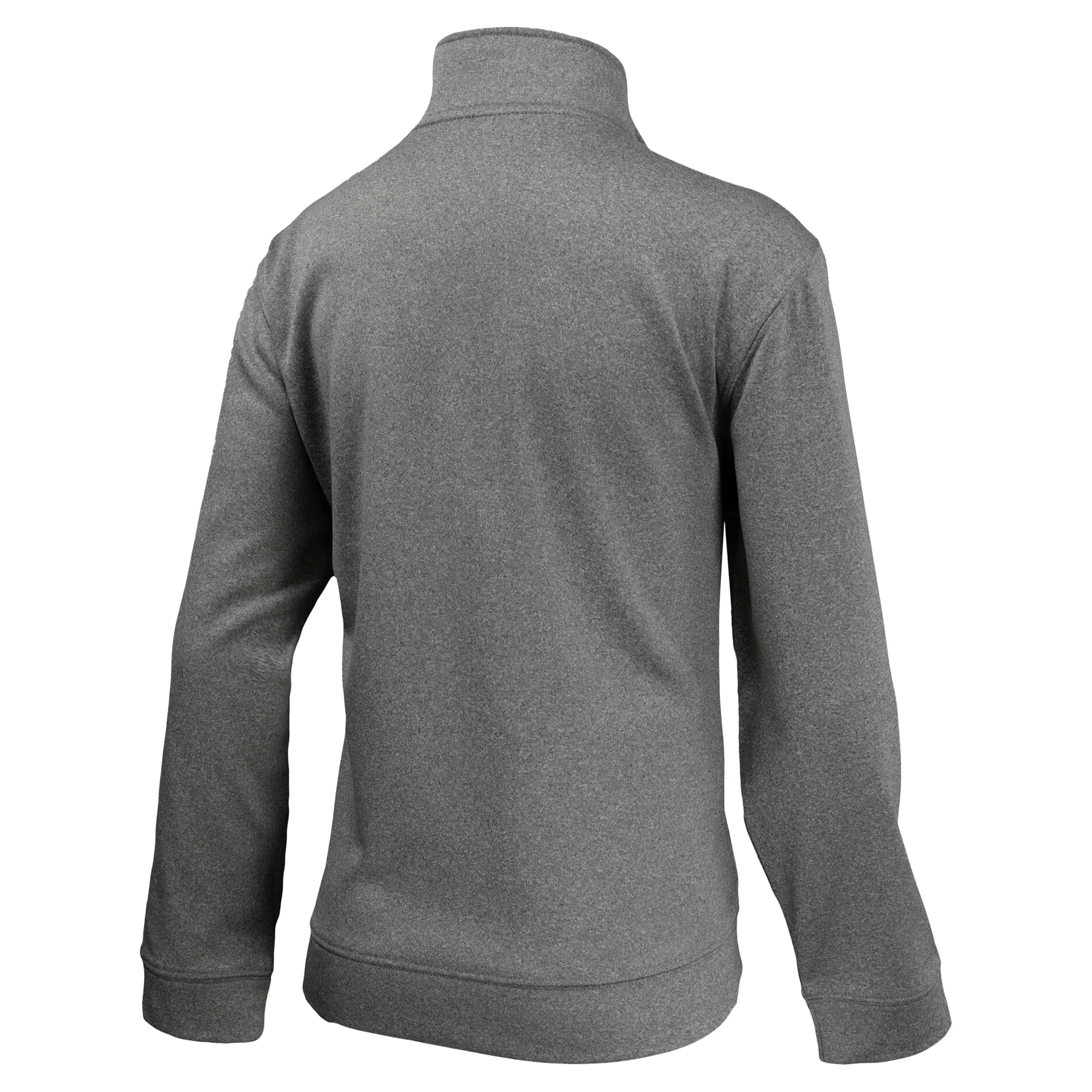Youth Nike Gray Auburn Tigers Therma-FIT Quarter-Zip Pullover