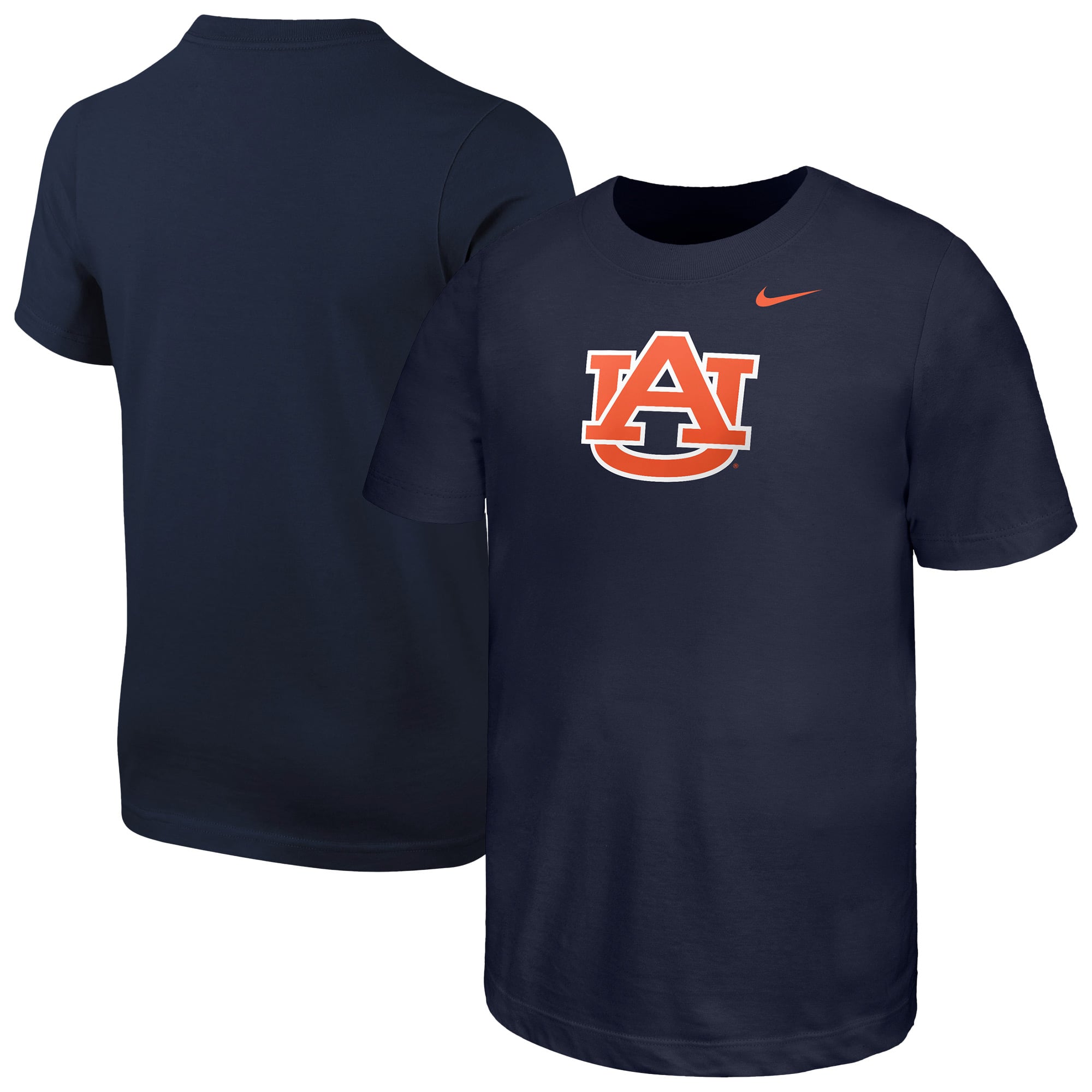 T-shirt Nike bleu marine pour jeunes avec logo des Auburn Tigers
