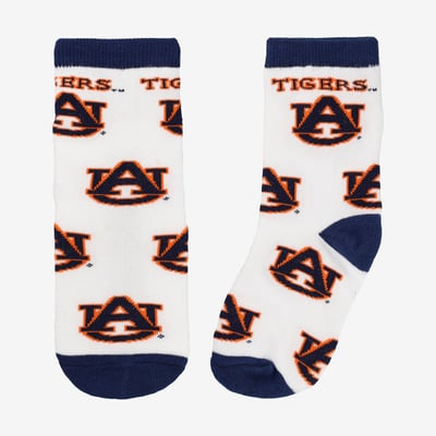 Auburn Tigers Starter Youth Allover Print Crew Socks - White