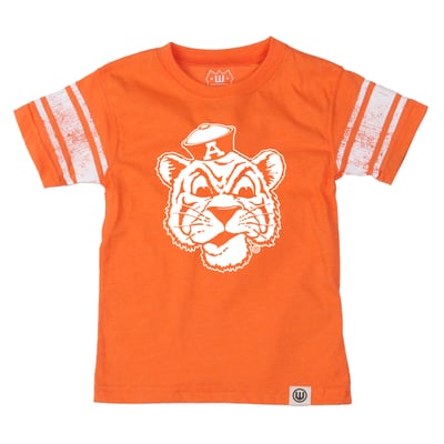 Auburn Tigers Wes & Willy Youth Football Jersey T-Shirt - Orange