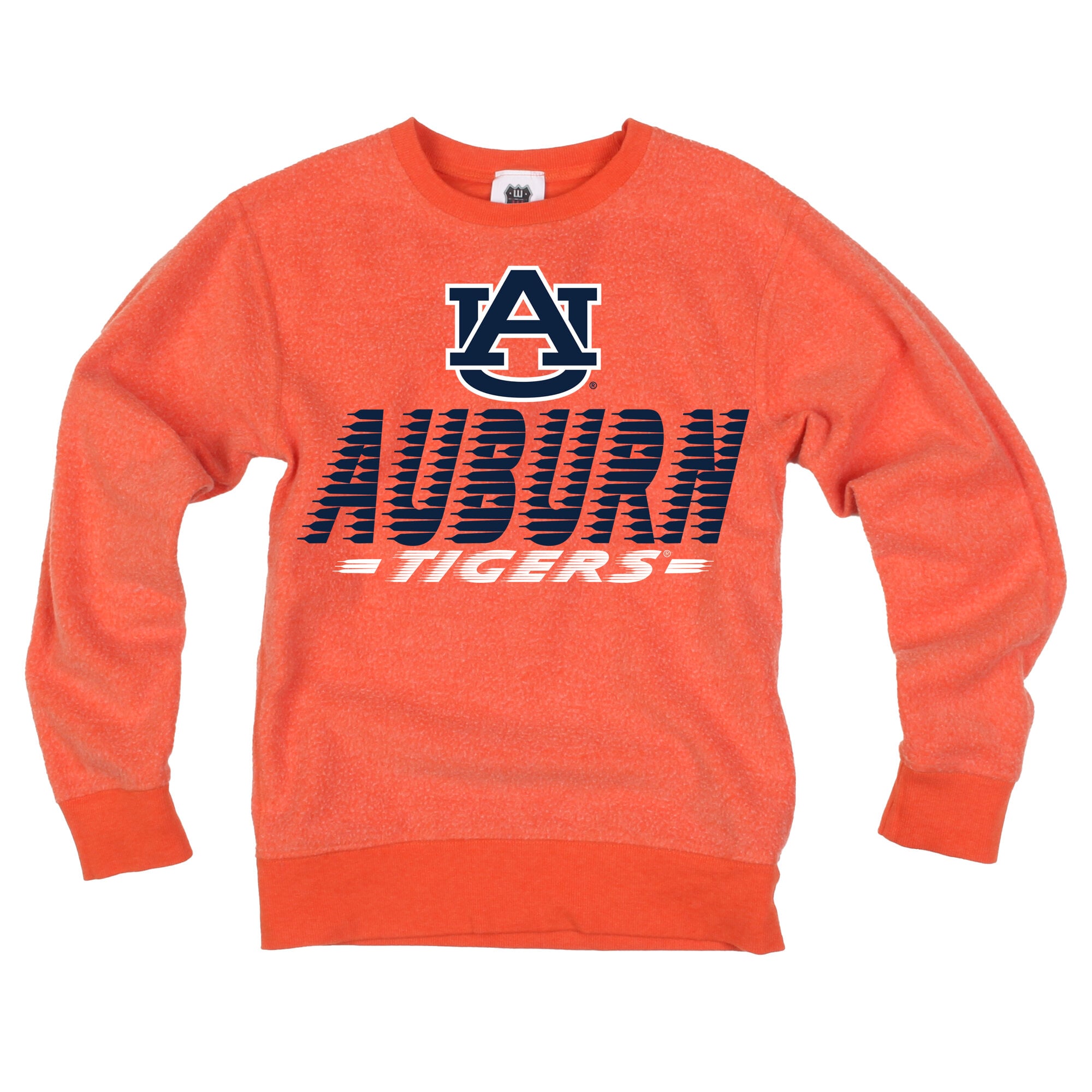 Youth Wes & Willy  Orange Auburn Tigers Reversible Sweatshirt