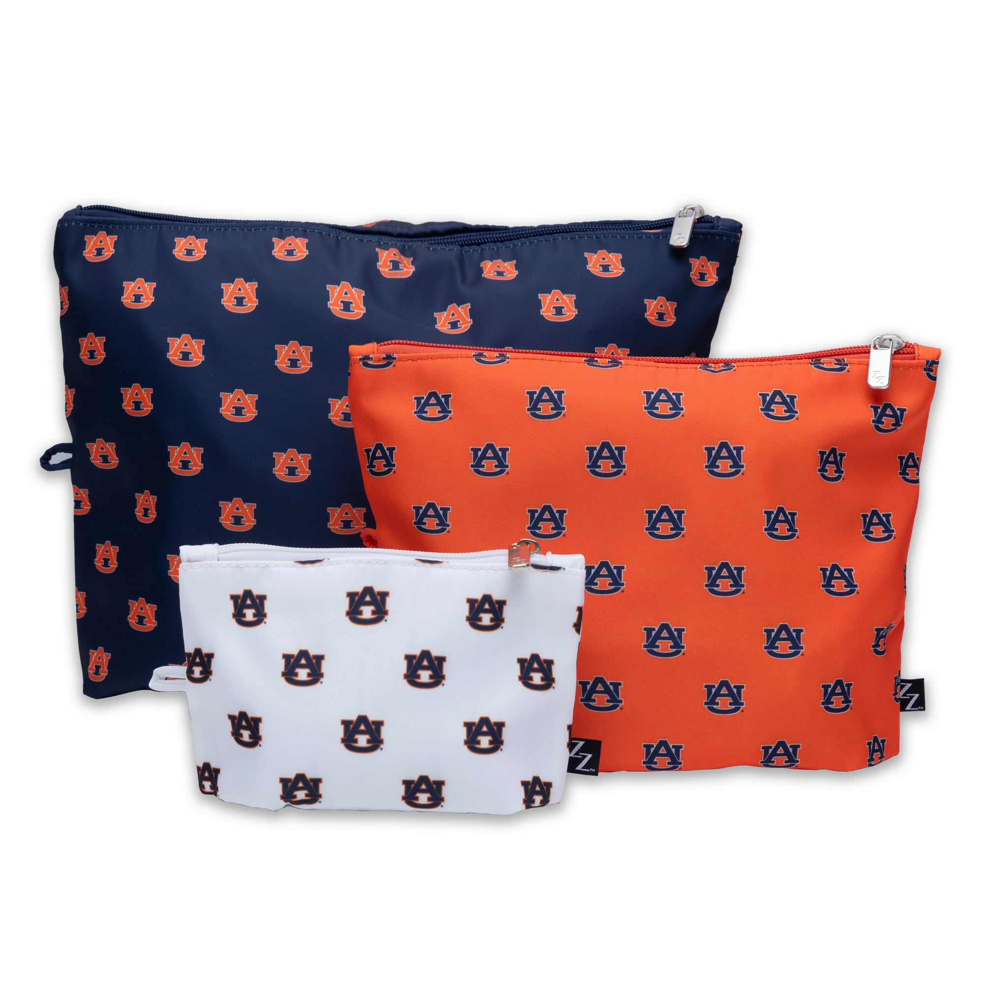 Ensemble de 3 pochettes ZooZatz Auburn Tigers