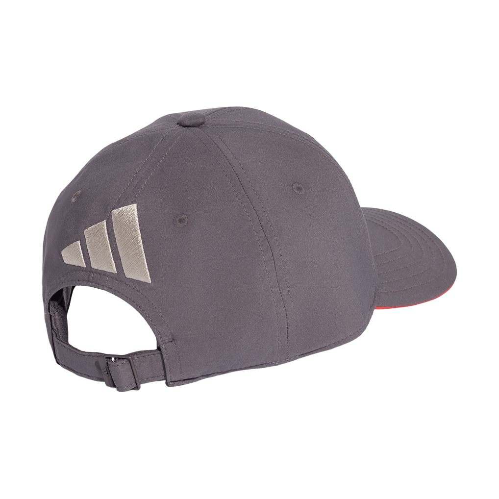 Casquette Audi 3132402640 – Gris, Logo Anneaux 3D, Réglable 55-59cm – Polyester/coton, Fermeture Noire Mat