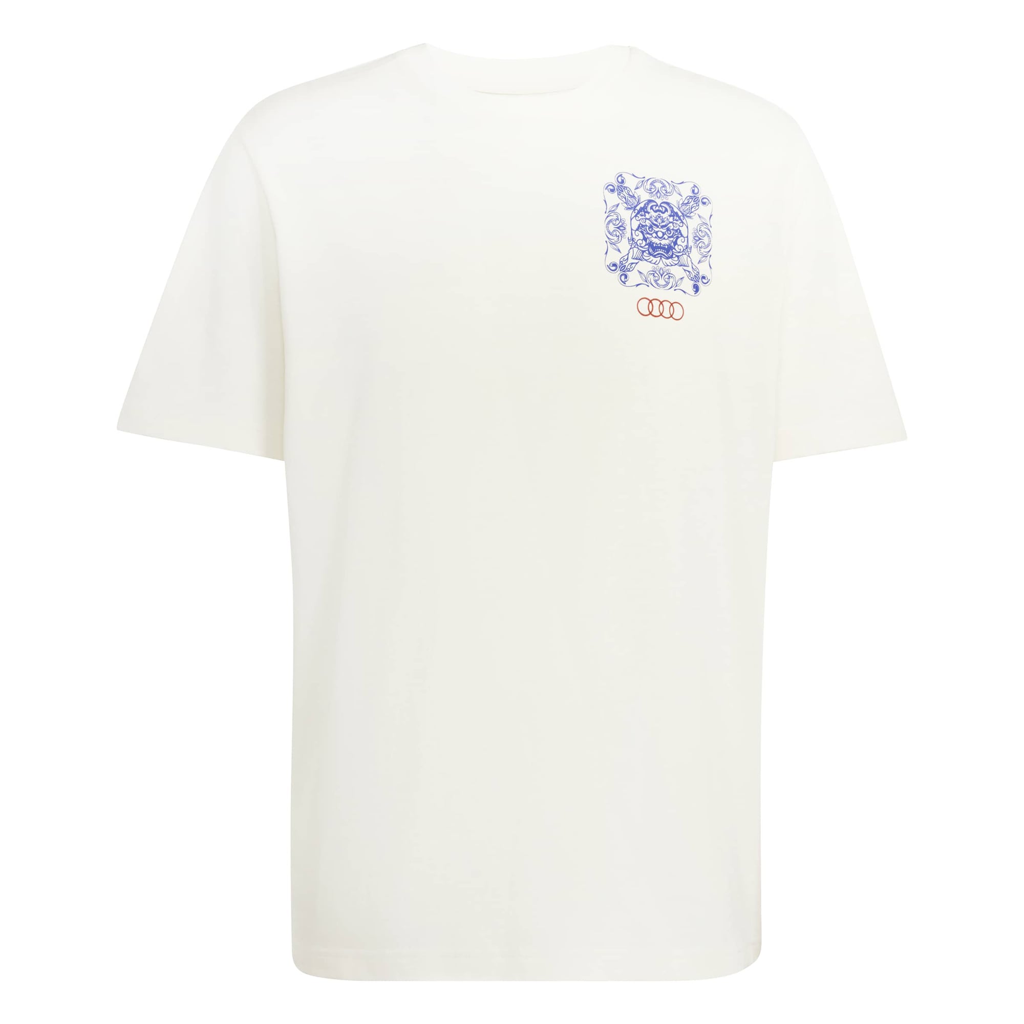 T-shirt blanc adidas pour homme, édition Audi Grand Prix de Singapour