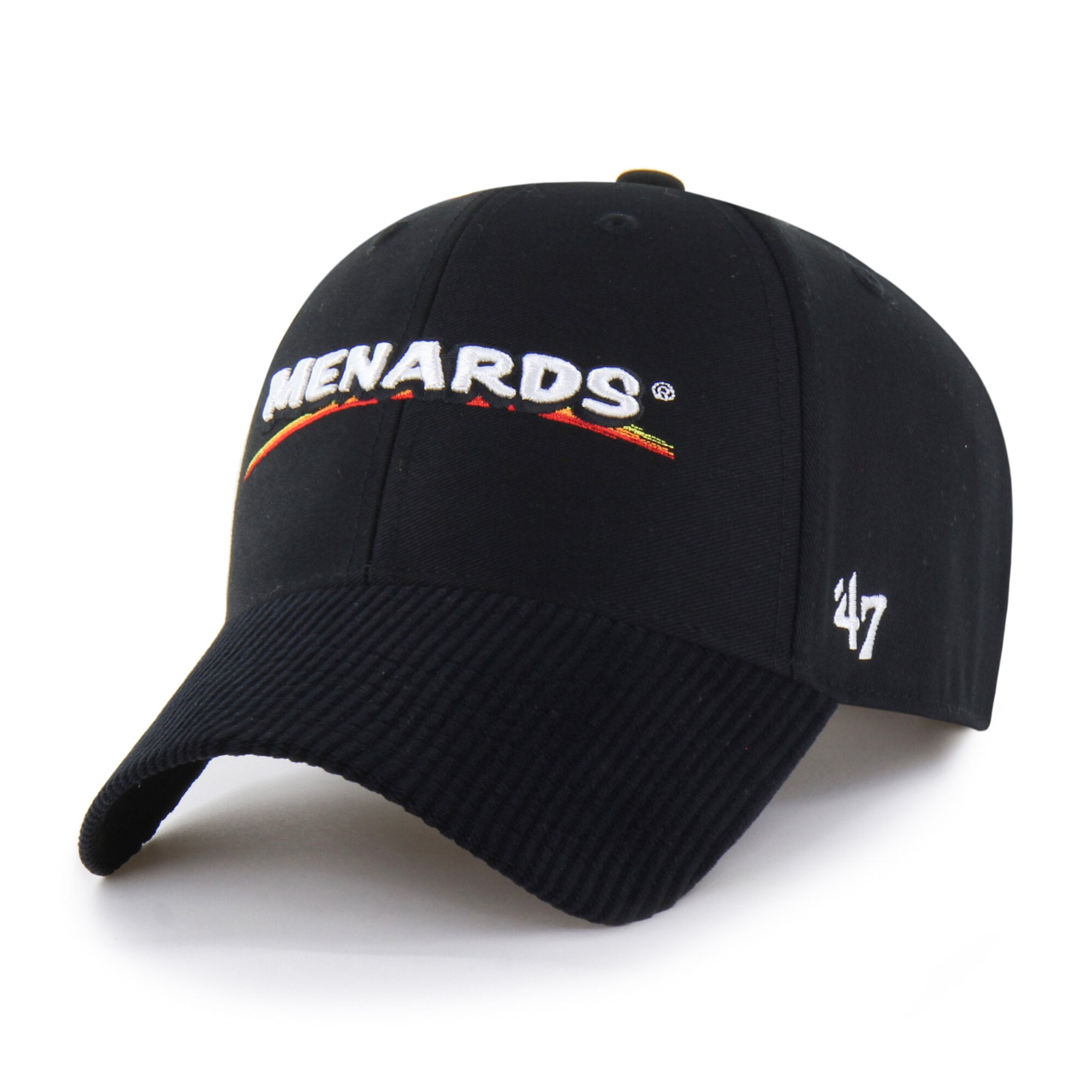 Chapeau ajustable Austin Cindric en velours côtelé noir pour homme, modèle 47, modèle MVP