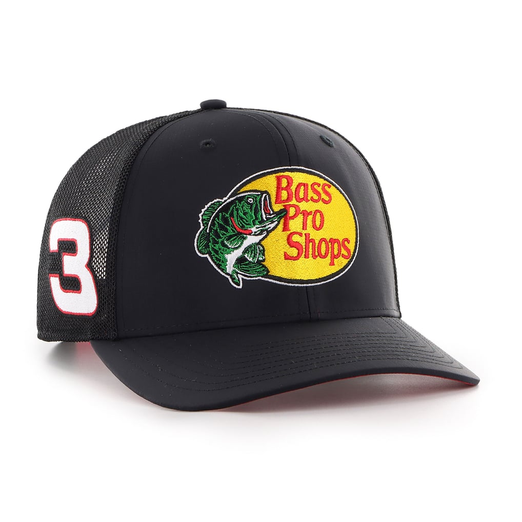 Bass Pro Shop Black Trucker baseball Hat Used Bass Pro Shop Black Trucker Hat - Snapback Trucker Hat  main image 4
