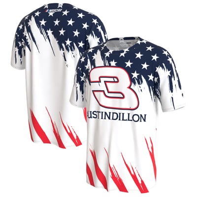  Austin Dillon ProSphere Youth Stars & Stripes T-Shirt - White