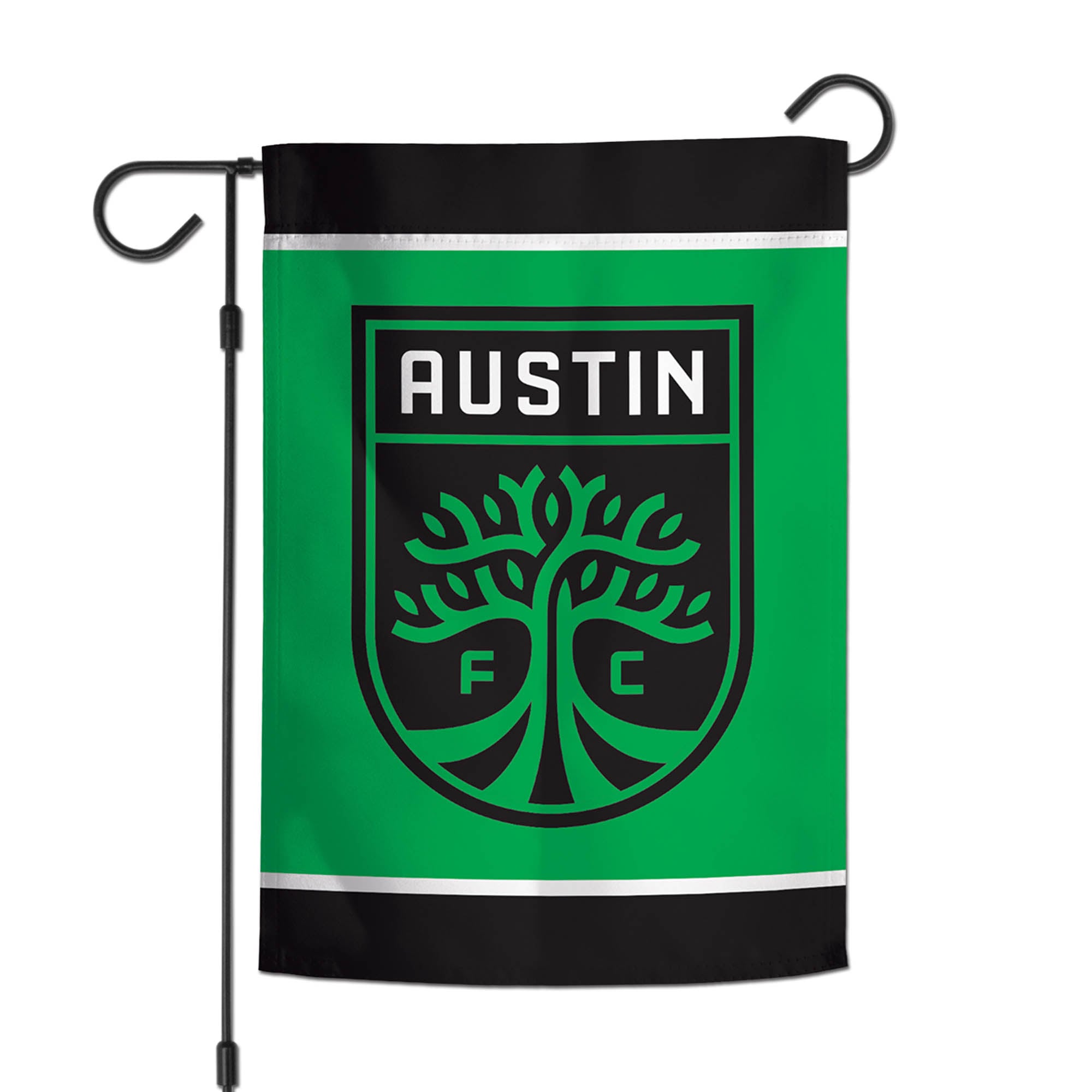 John Deere Gartenflagge 12x18 Zoll – Zweiseitig Bedruckt, Offizielles Lizenzprodukt (schwarz)