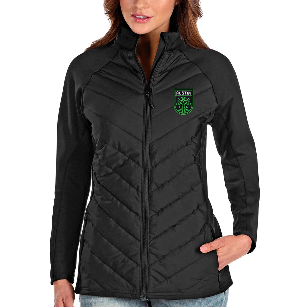 Veste zippée Austin FC Antigua Altitude pour femme - Noire