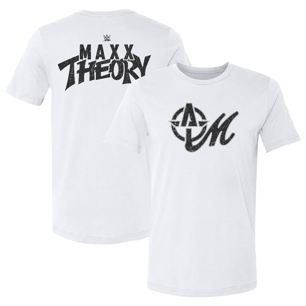 Men's 500 Level White Austin Theory & Maxxine Dupri Logo T-Shirt