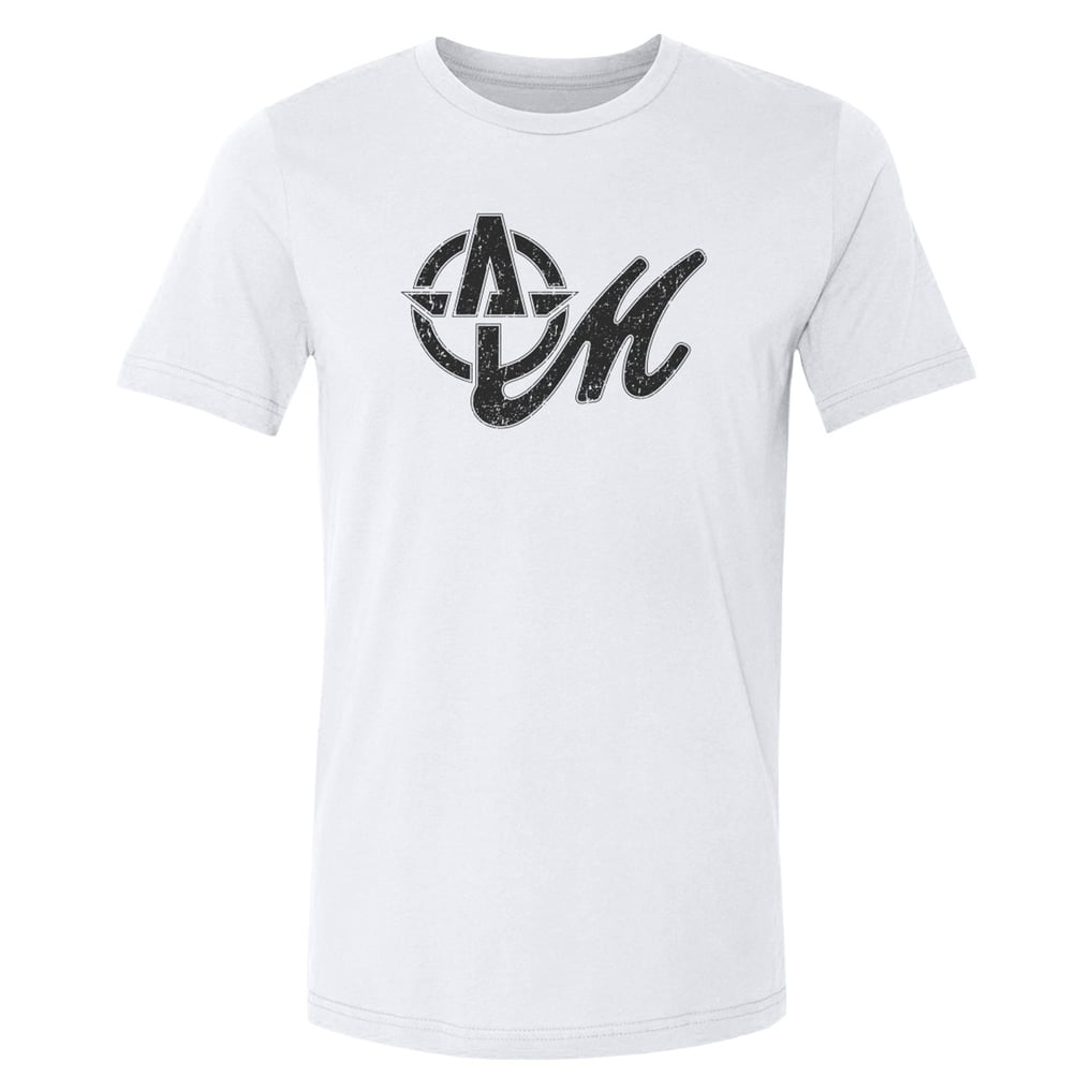 Men's 500 Level White Austin Theory & Maxxine Dupri Logo T-Shirt