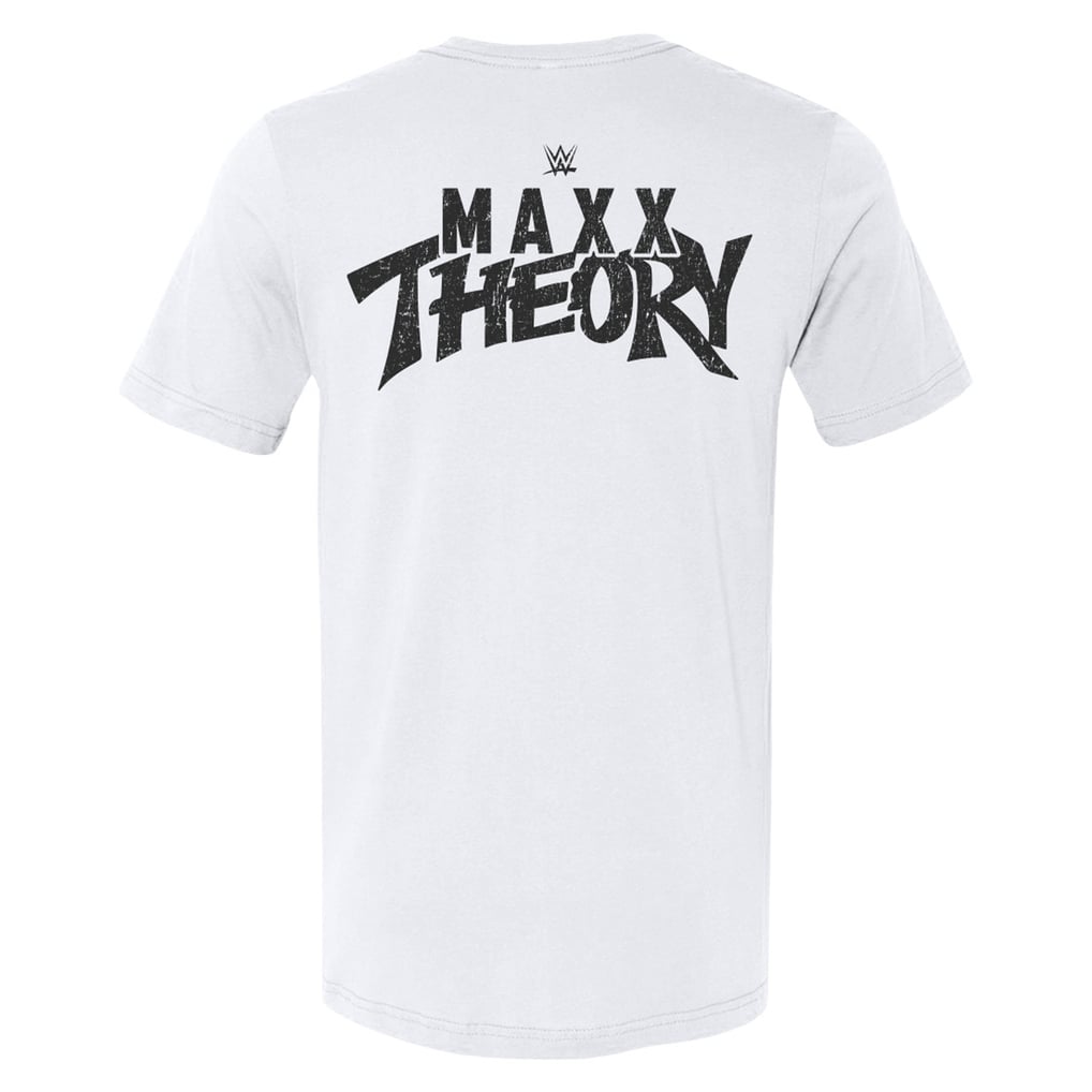 Men's 500 Level White Austin Theory & Maxxine Dupri Logo T-Shirt