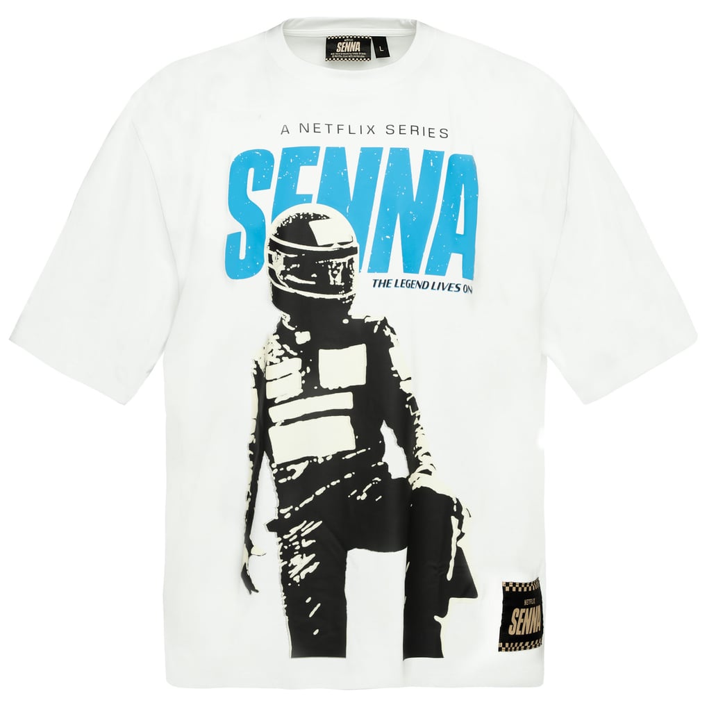 アイルトン・セナ x Netflix オーバーサイズ グラフィック T シャツ アイルトンセナ  Tシャツ L
