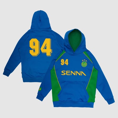 Ayrton Senna Formula 1 '94 Hoodie - Blue