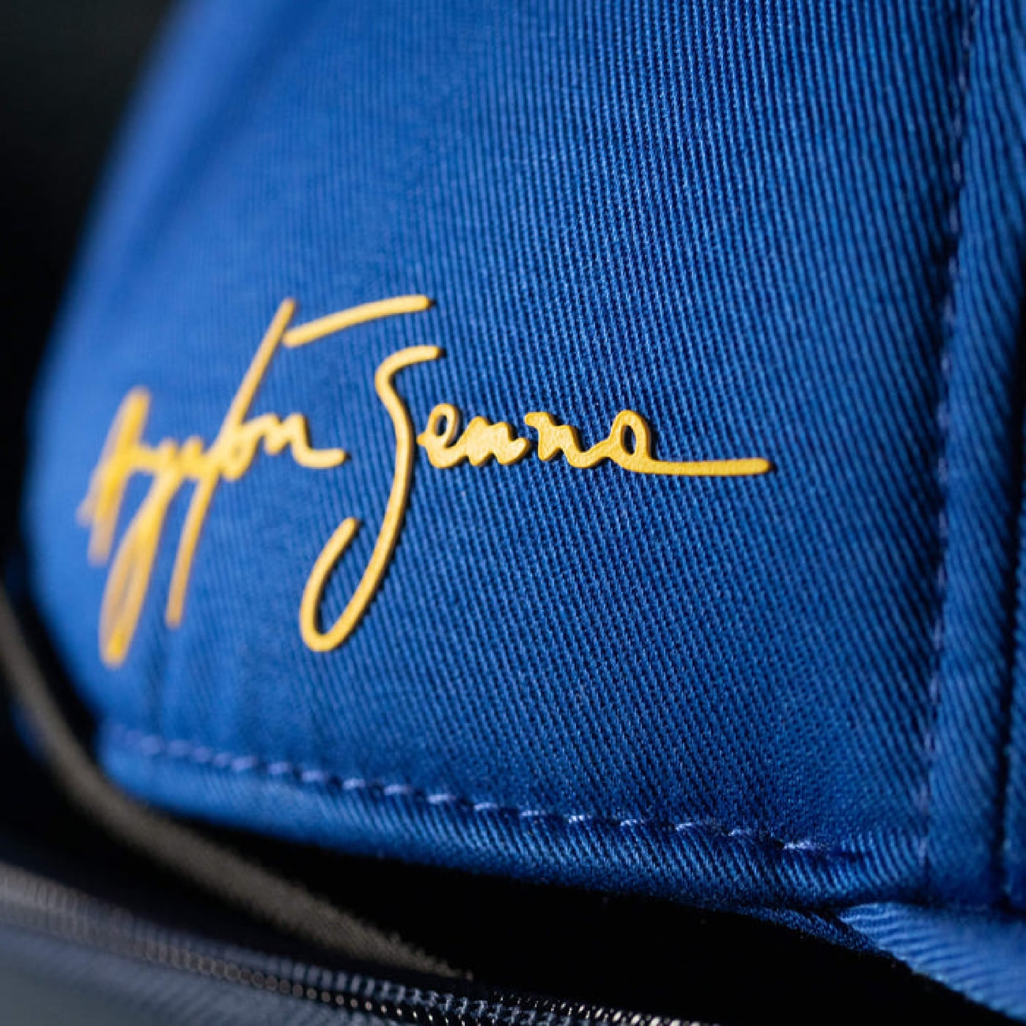 Men's Formula 1 Blue Ayrton Senna Nacional 1984 Original Adjustable Hat