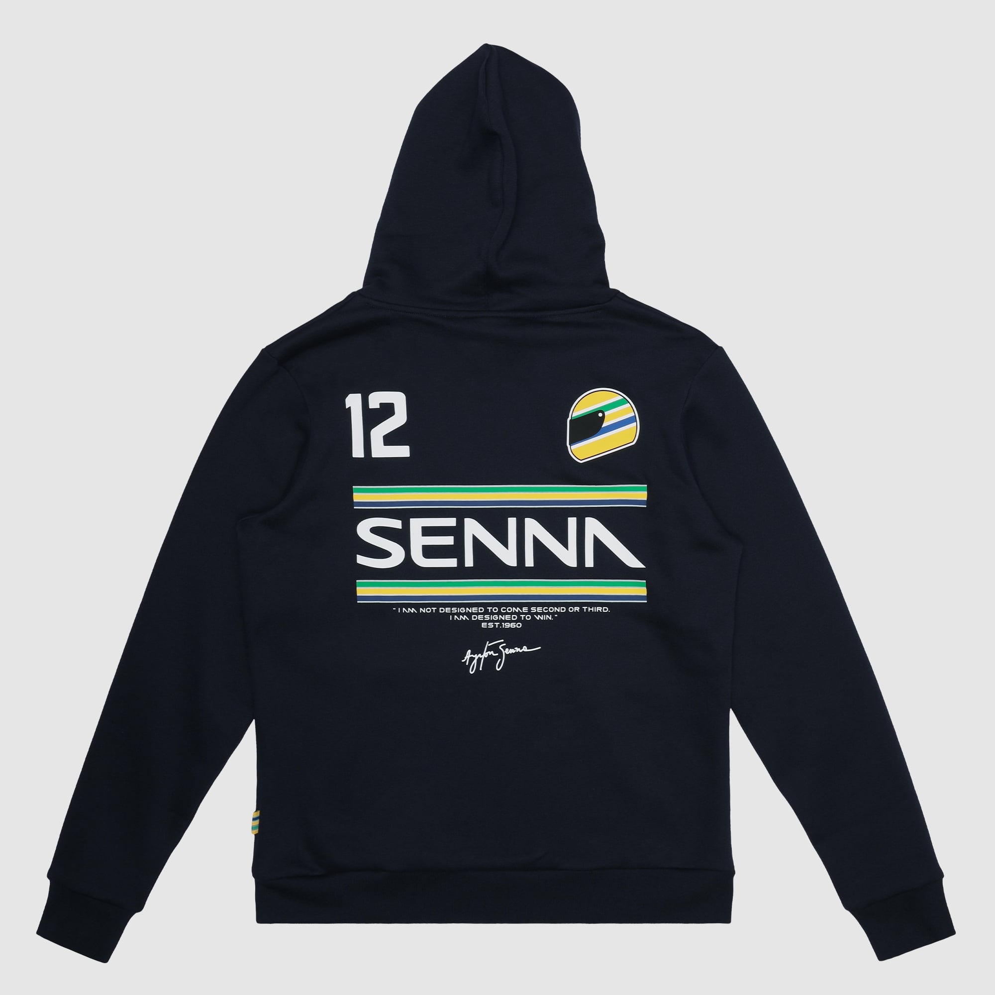 Men's Formula 1 Navy Ayrton Senna 12 Hoodie
