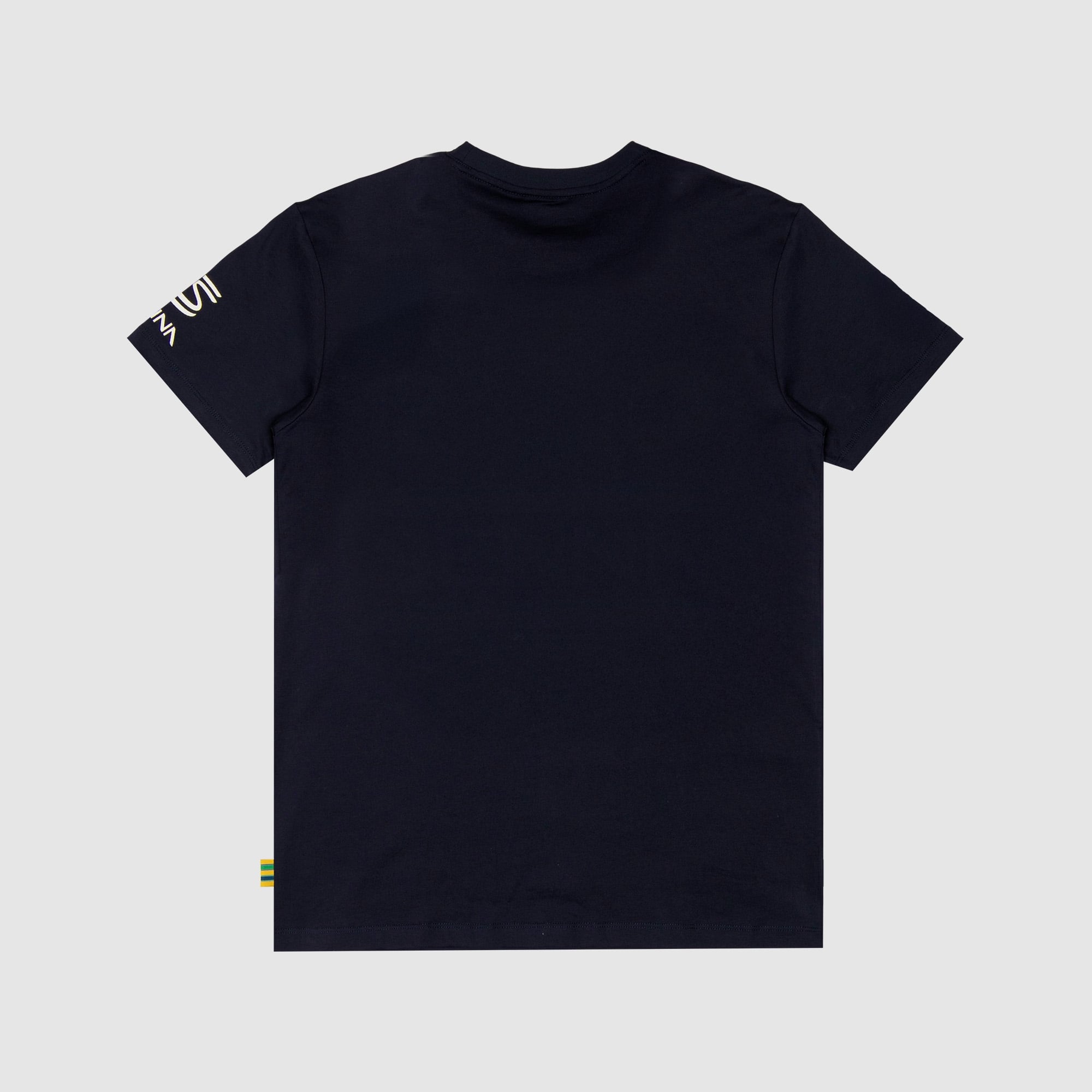 Men's Formula 1 Navy Ayrton Senna 12 Stripe T-Shirt
