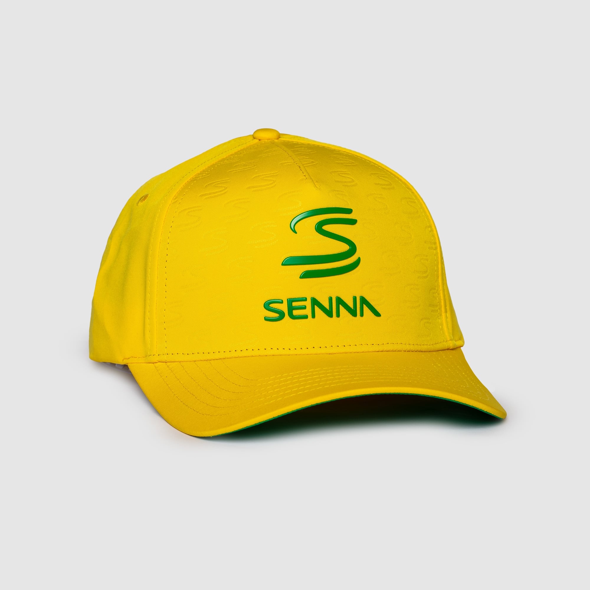 Men's Formula 1 Ayrton Senna Debossed Curved Peak Adjustable Hat
