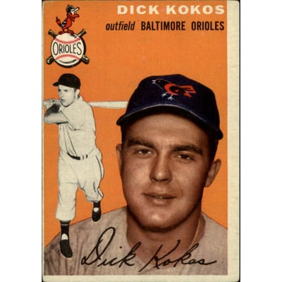 1954 Topps #106 Dick Kokos
