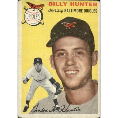 1954 Topps #48 Billy Hunter